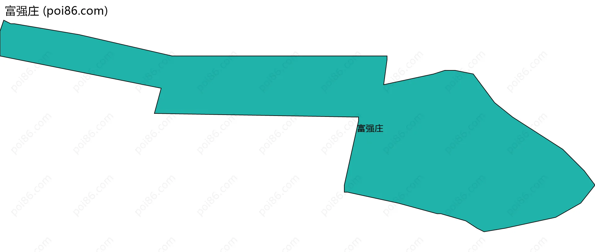 富强庄边界地图