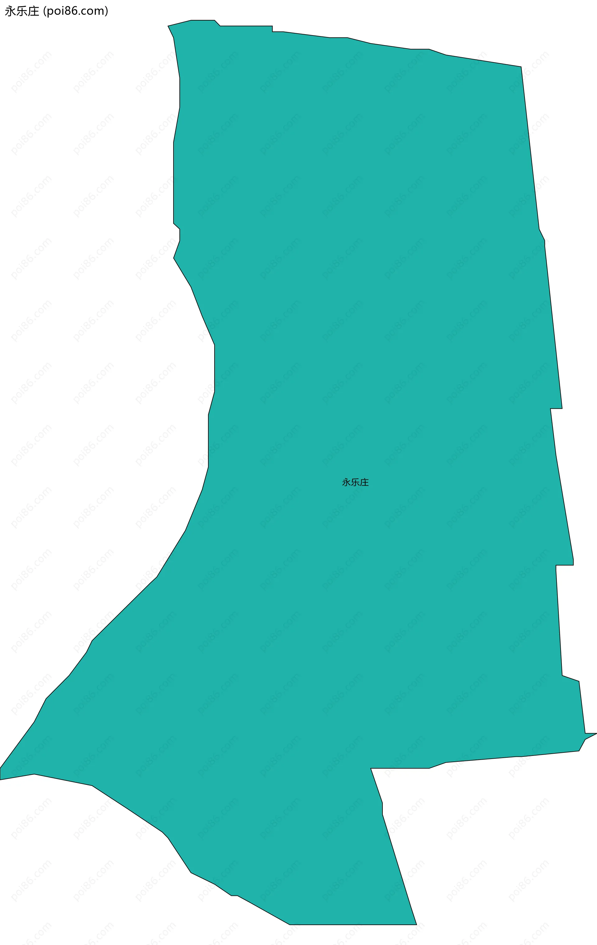 永乐庄边界地图