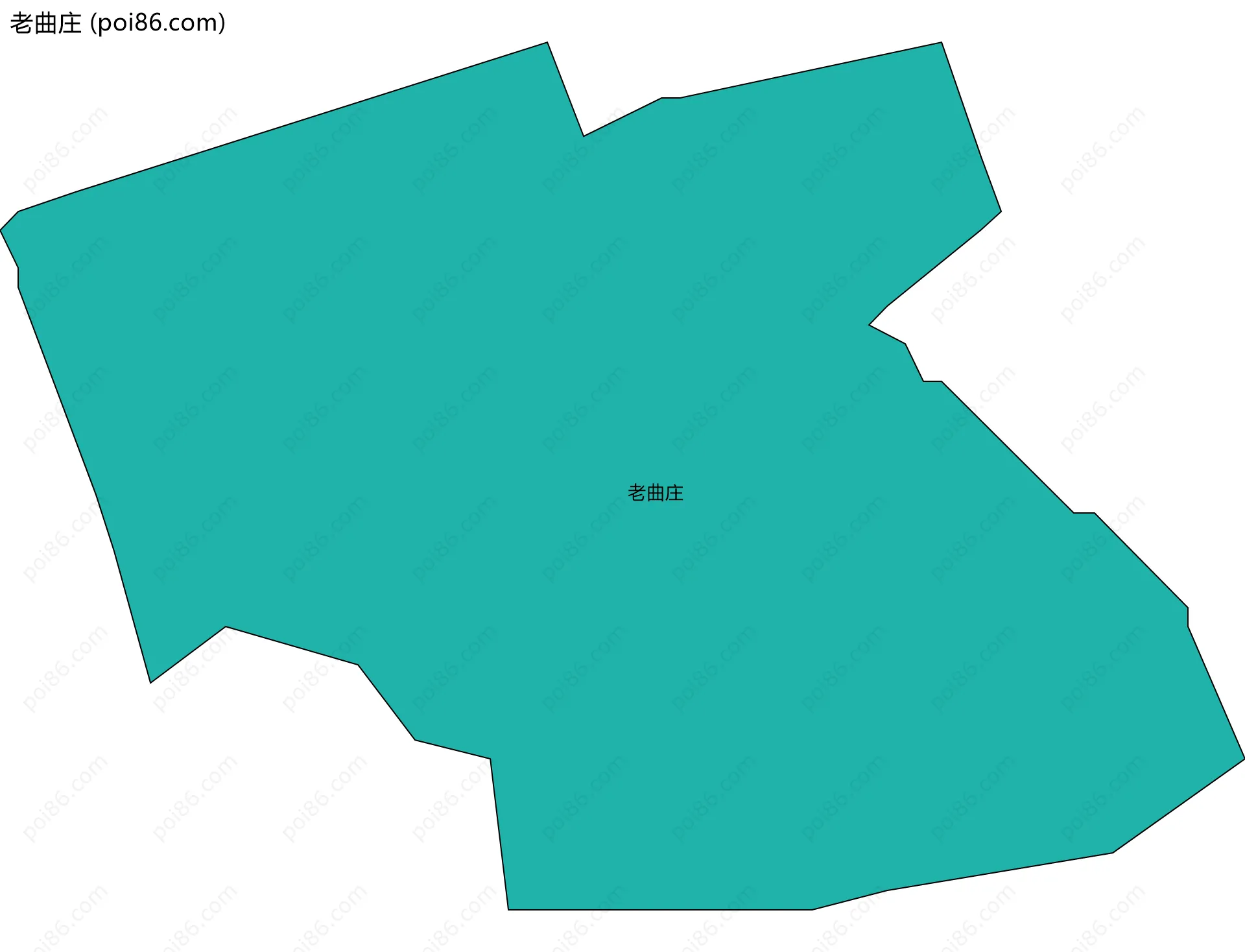老曲庄边界地图