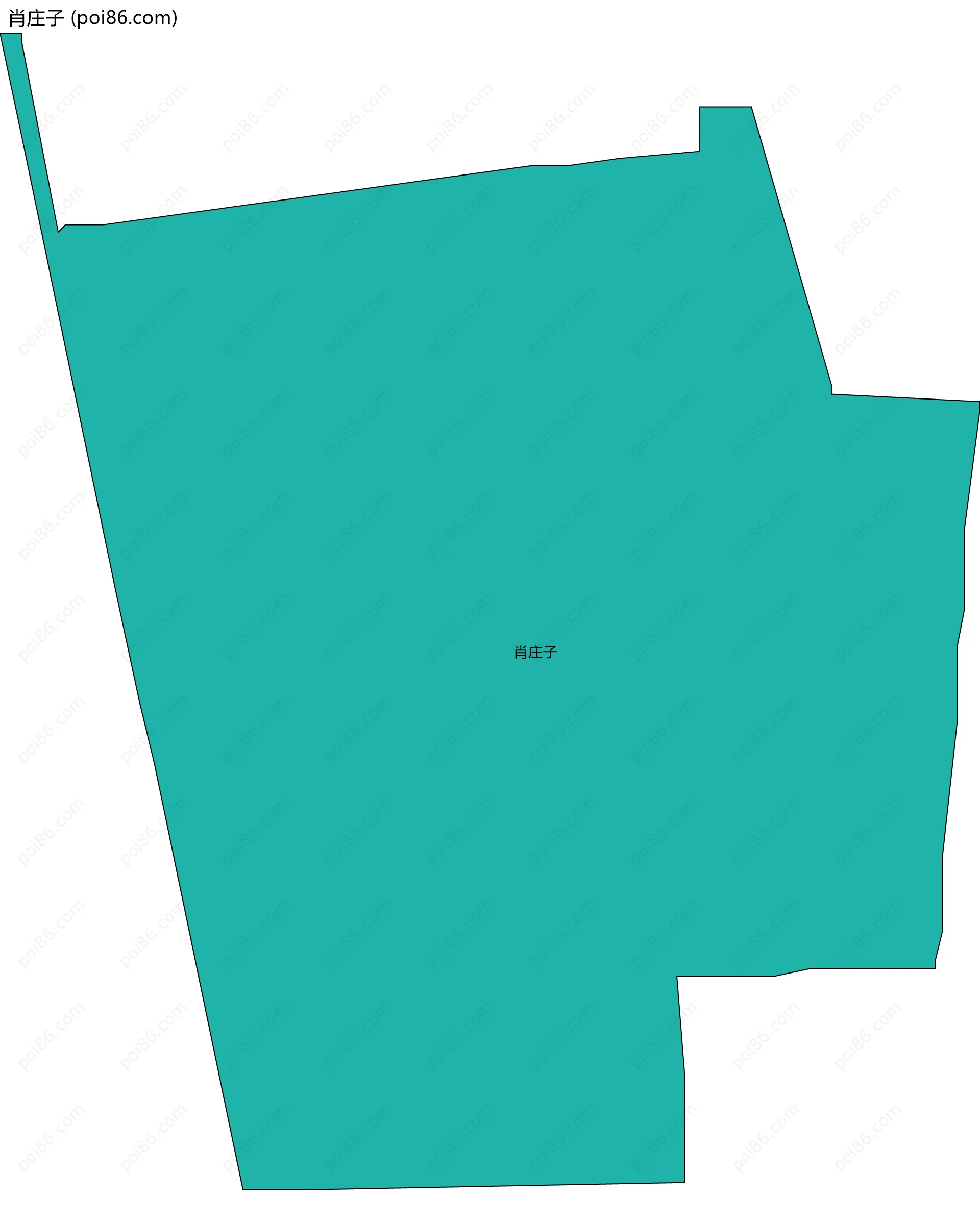 肖庄子边界地图