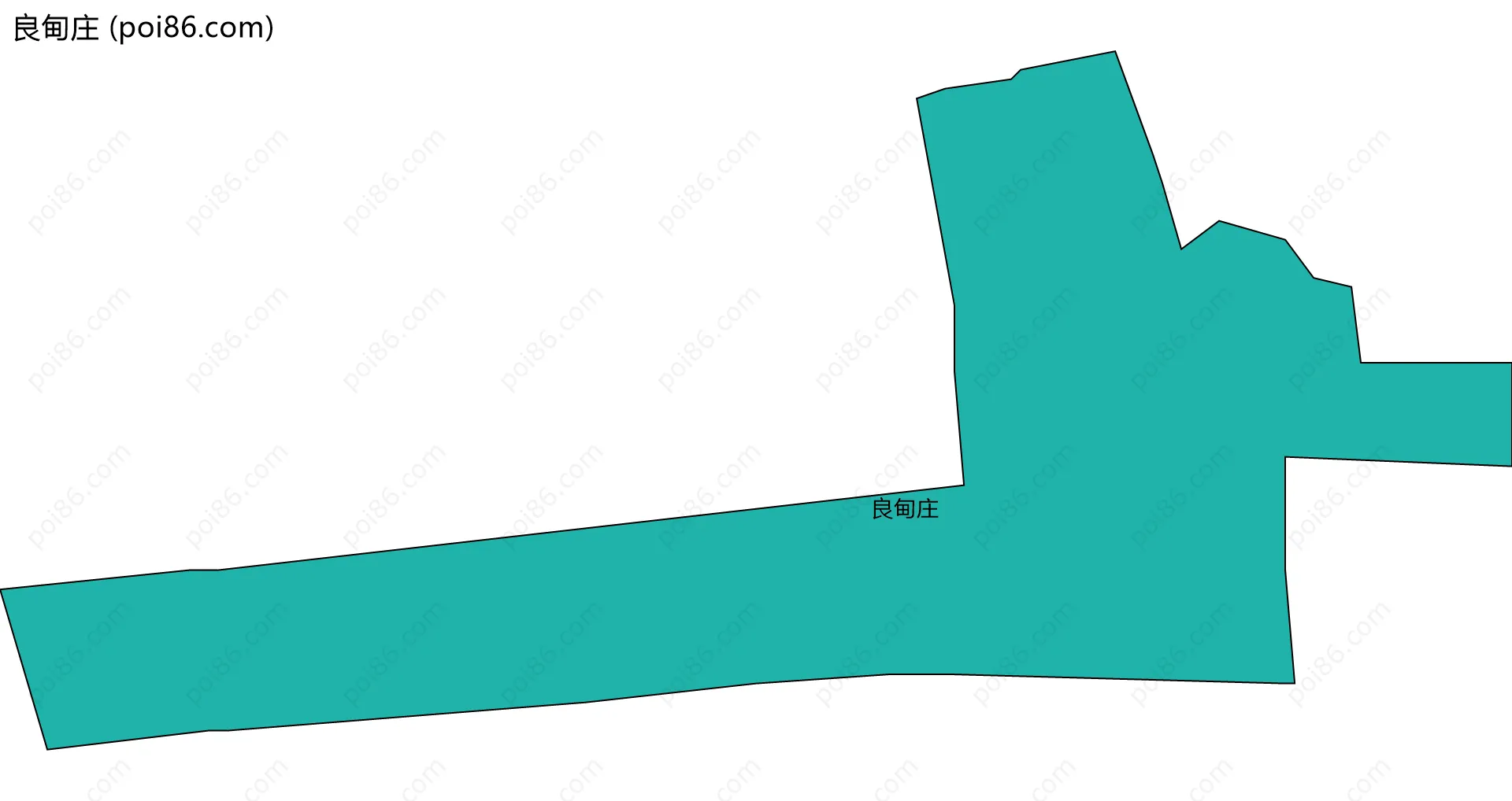 良甸庄边界地图