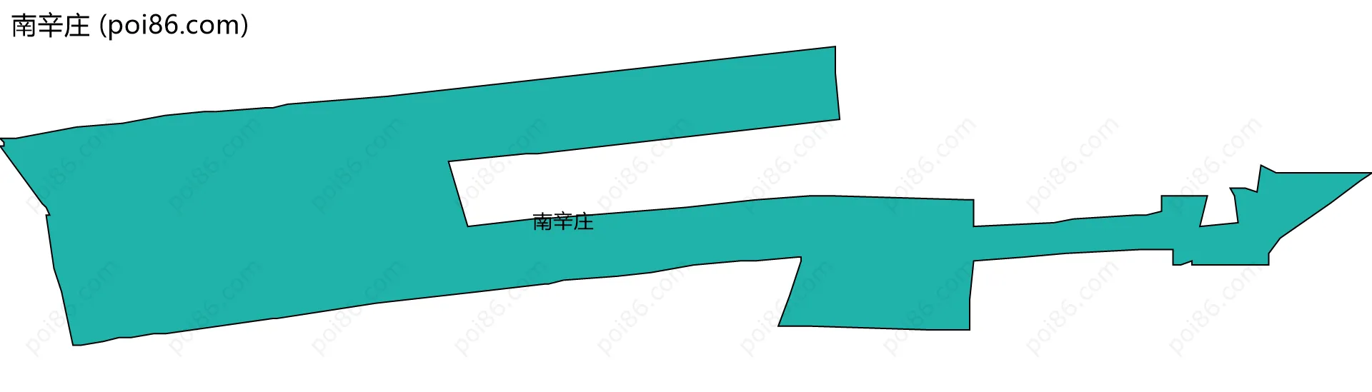 南辛庄边界地图