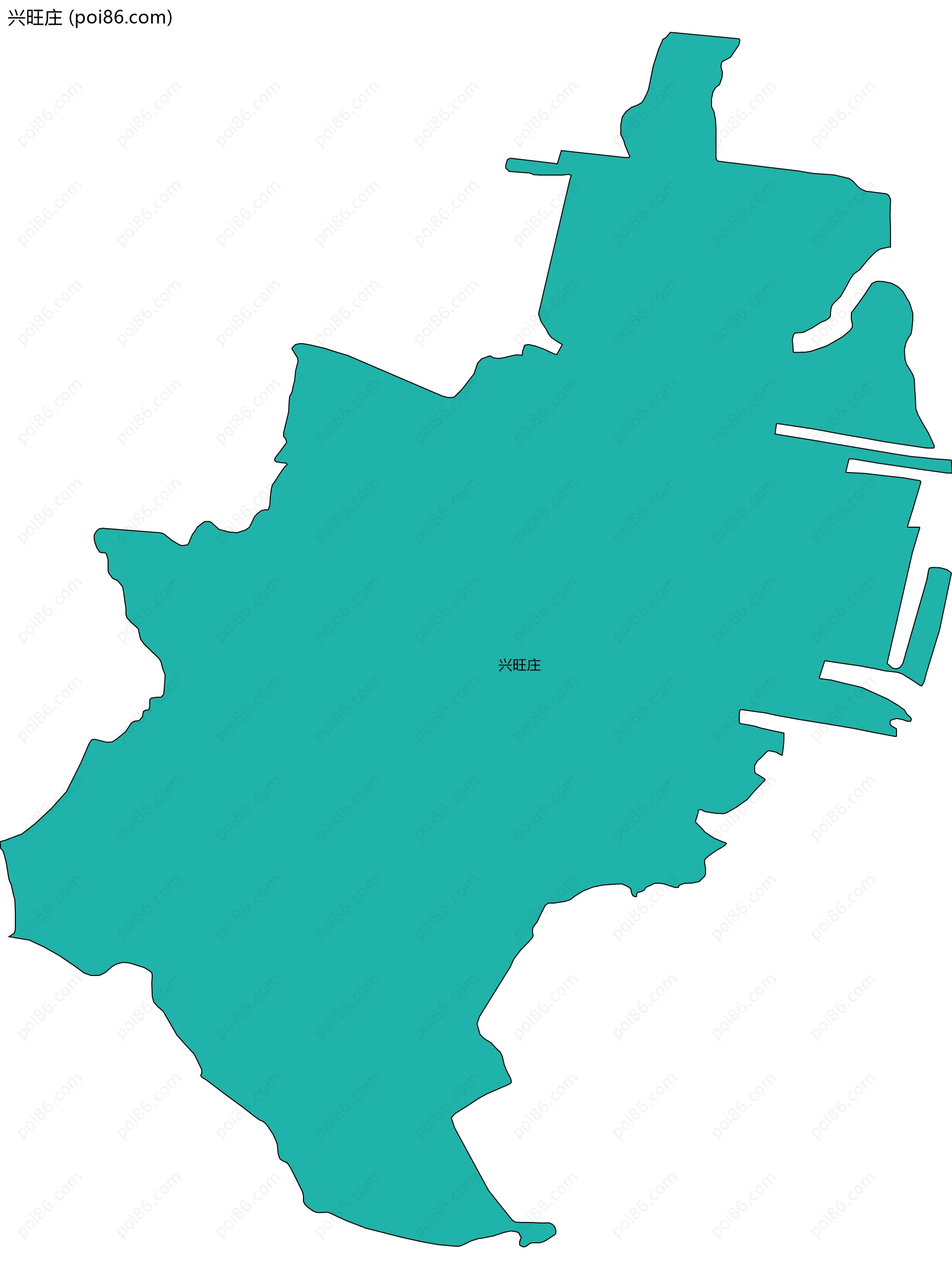 兴旺庄边界地图