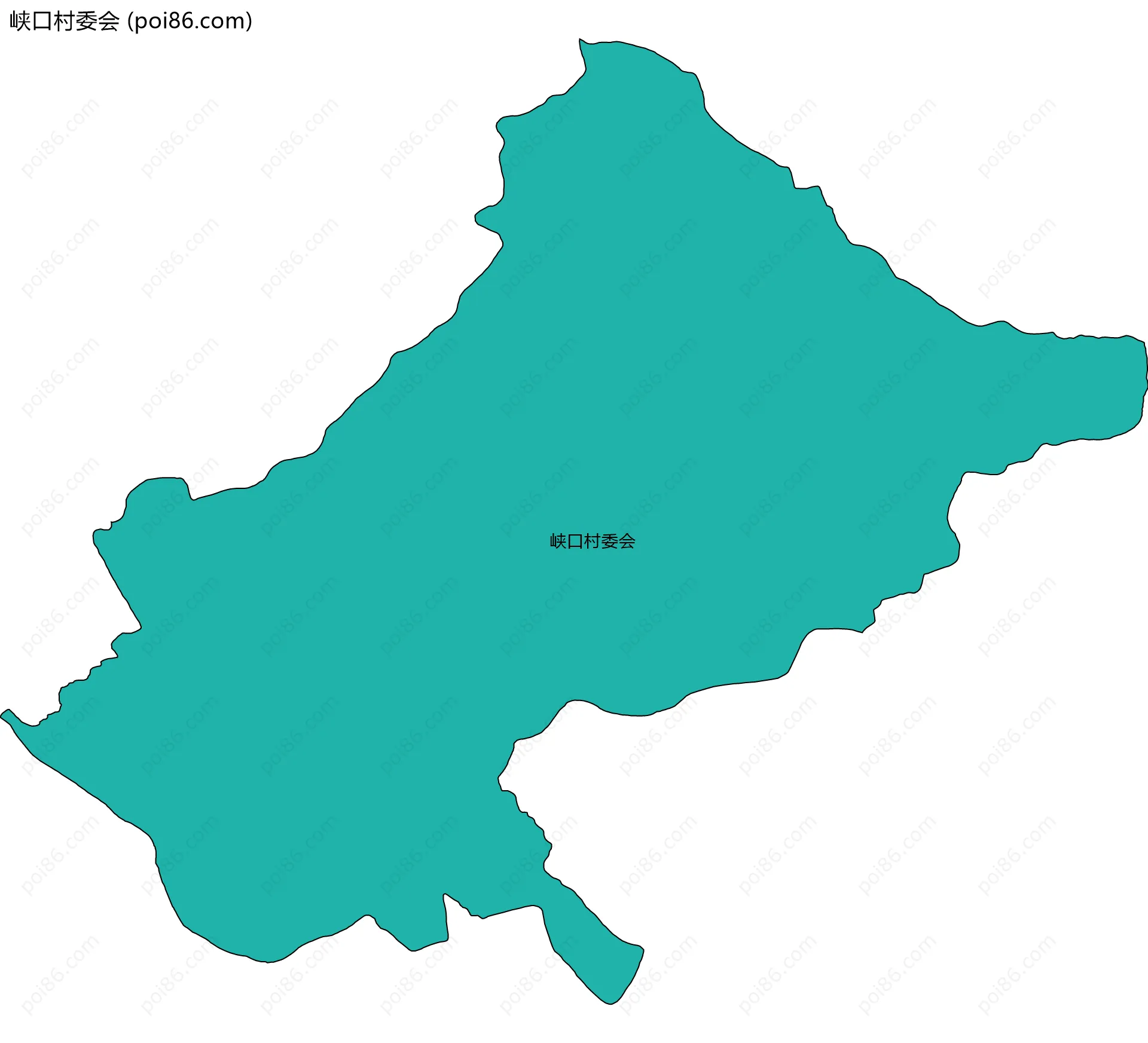 峡口村委会边界地图