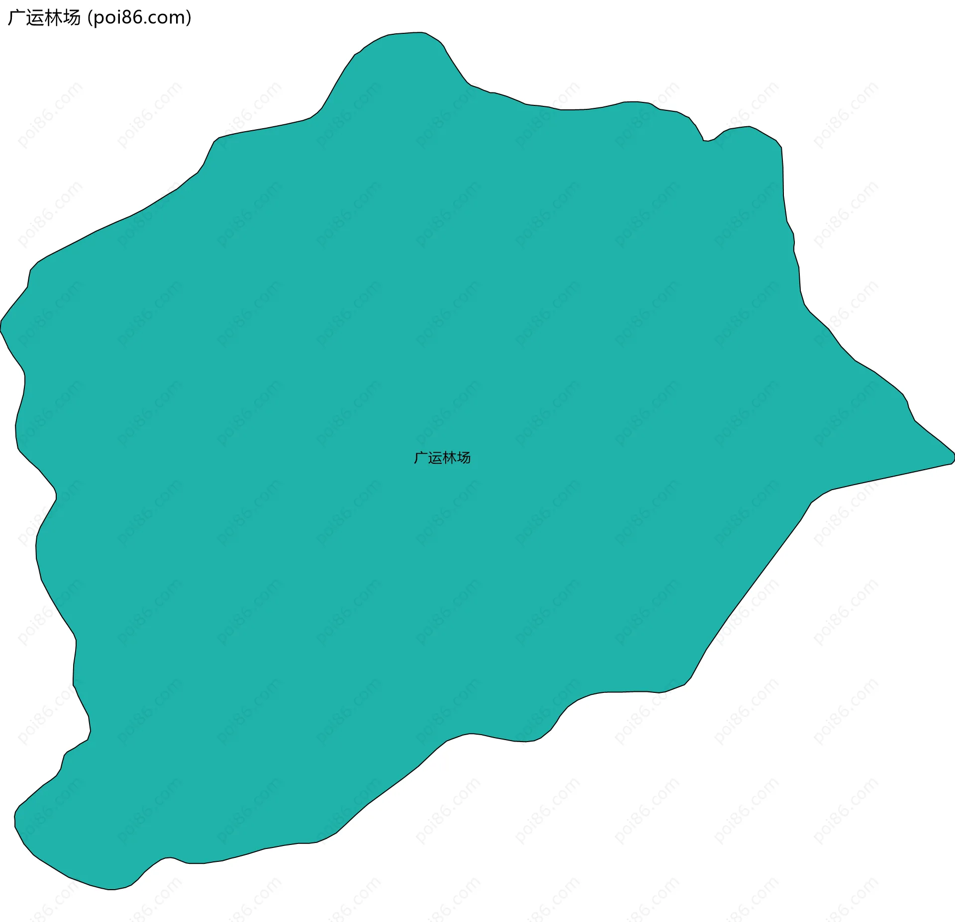 广运林场边界地图