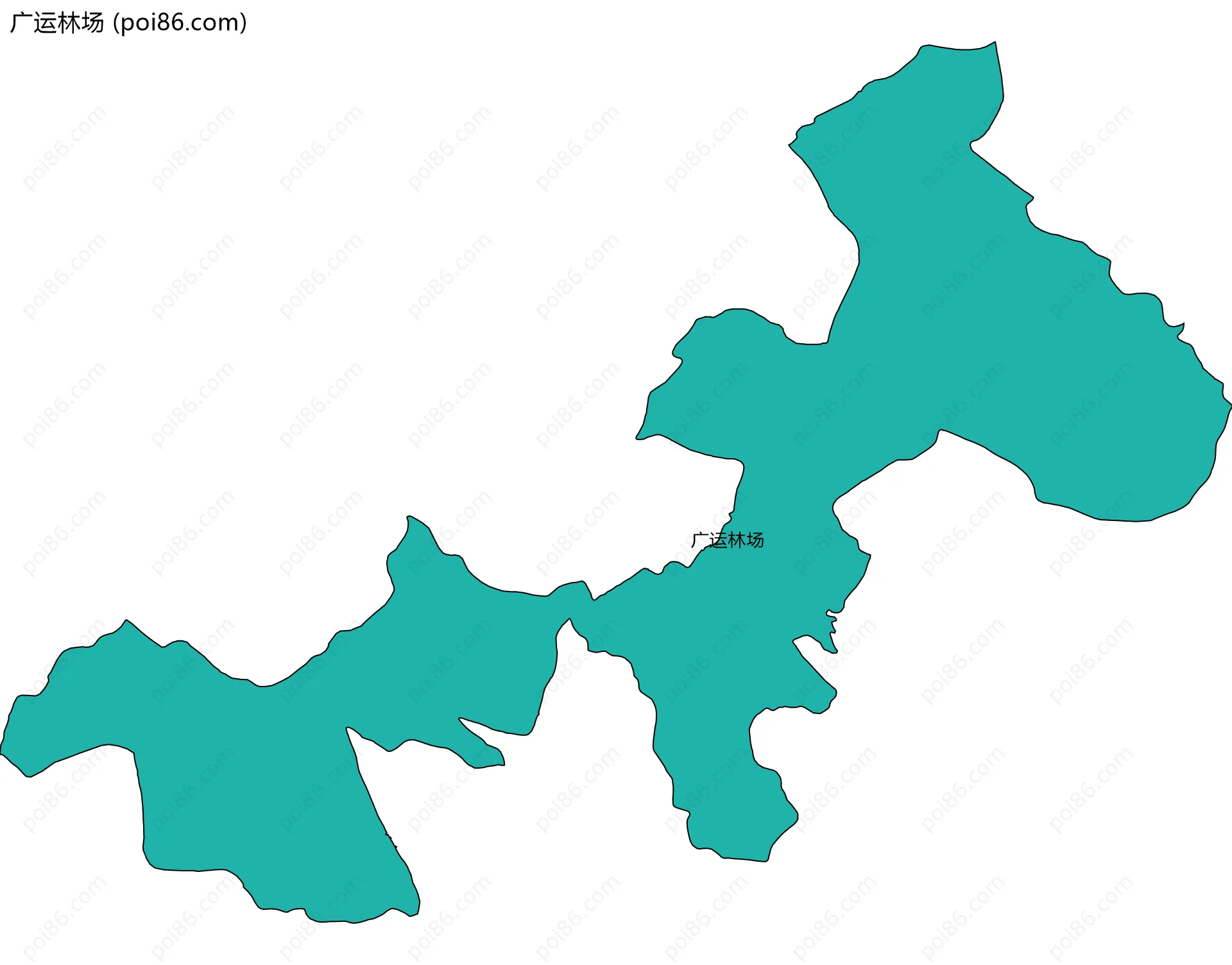 广运林场边界地图