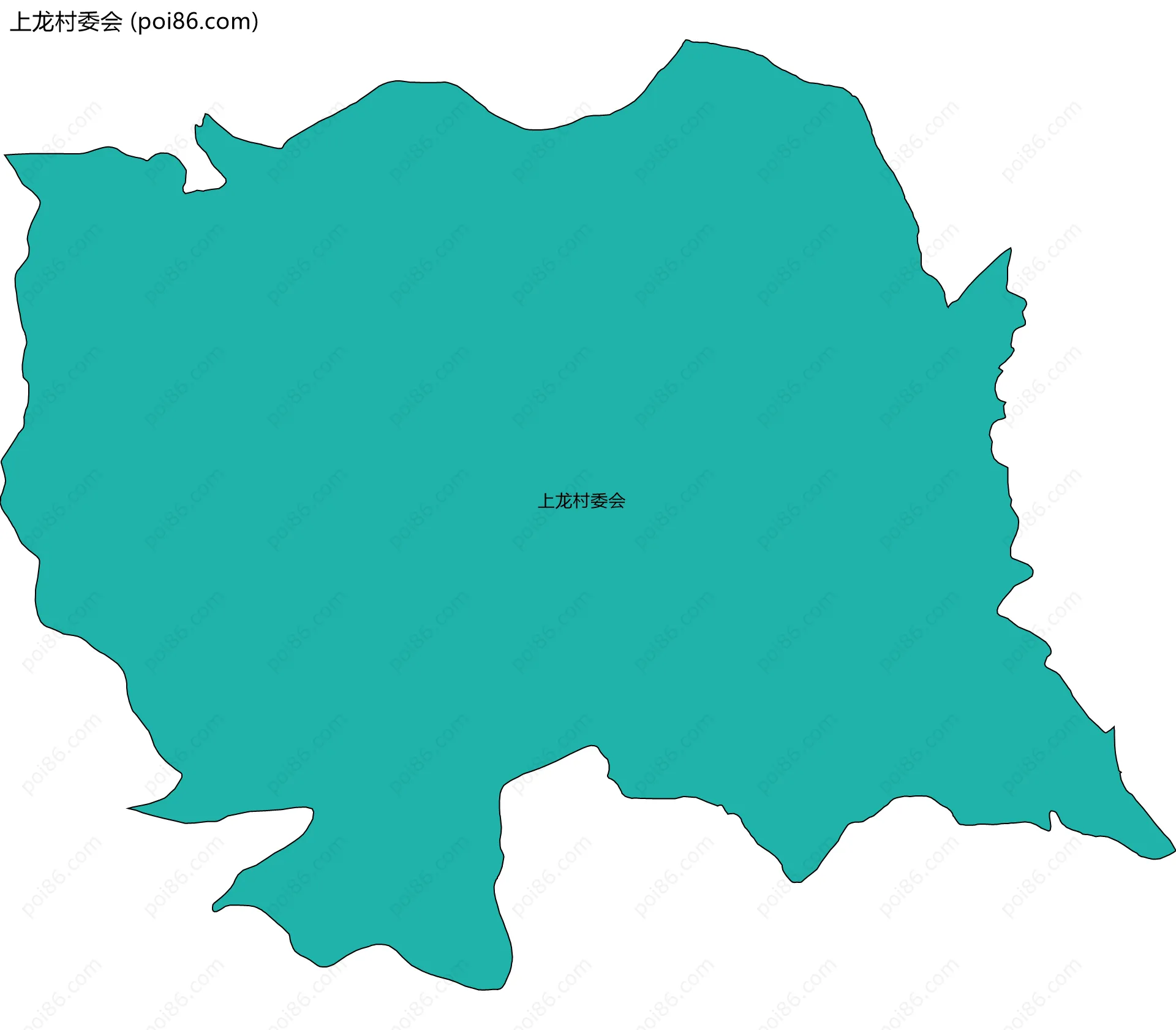上龙村委会边界地图