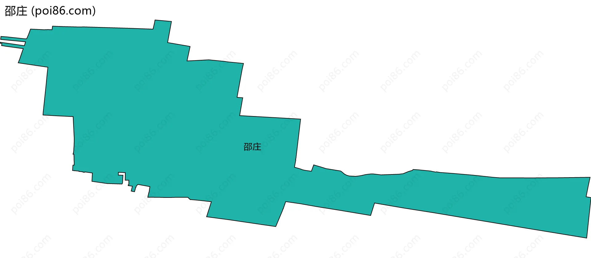 邵庄边界地图