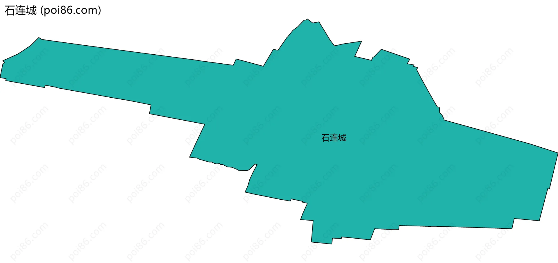 石连城边界地图