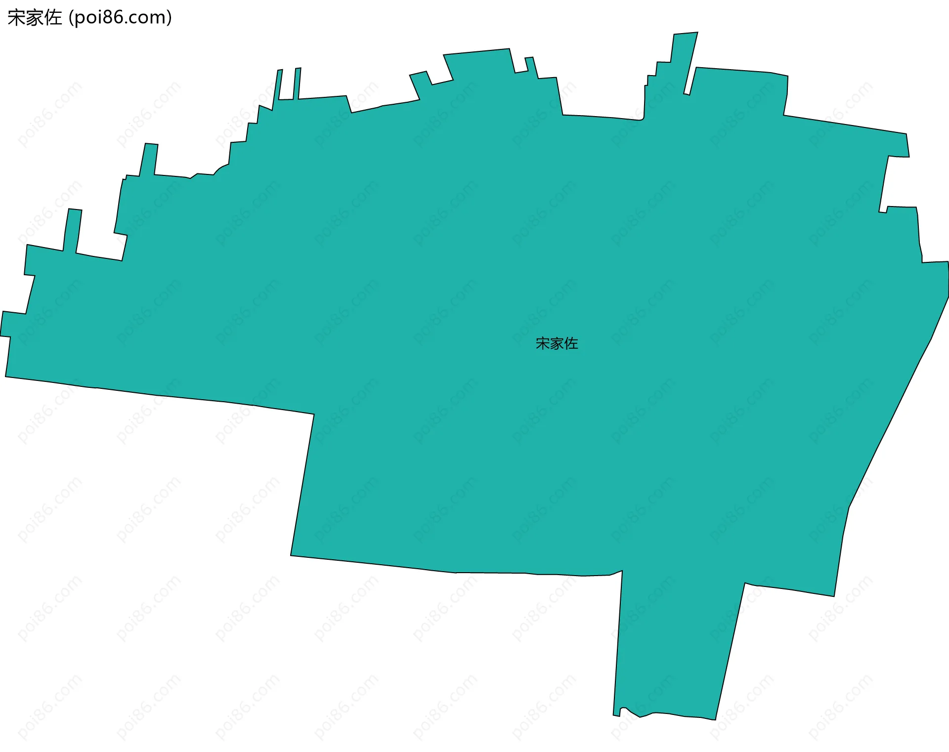 宋家佐边界地图