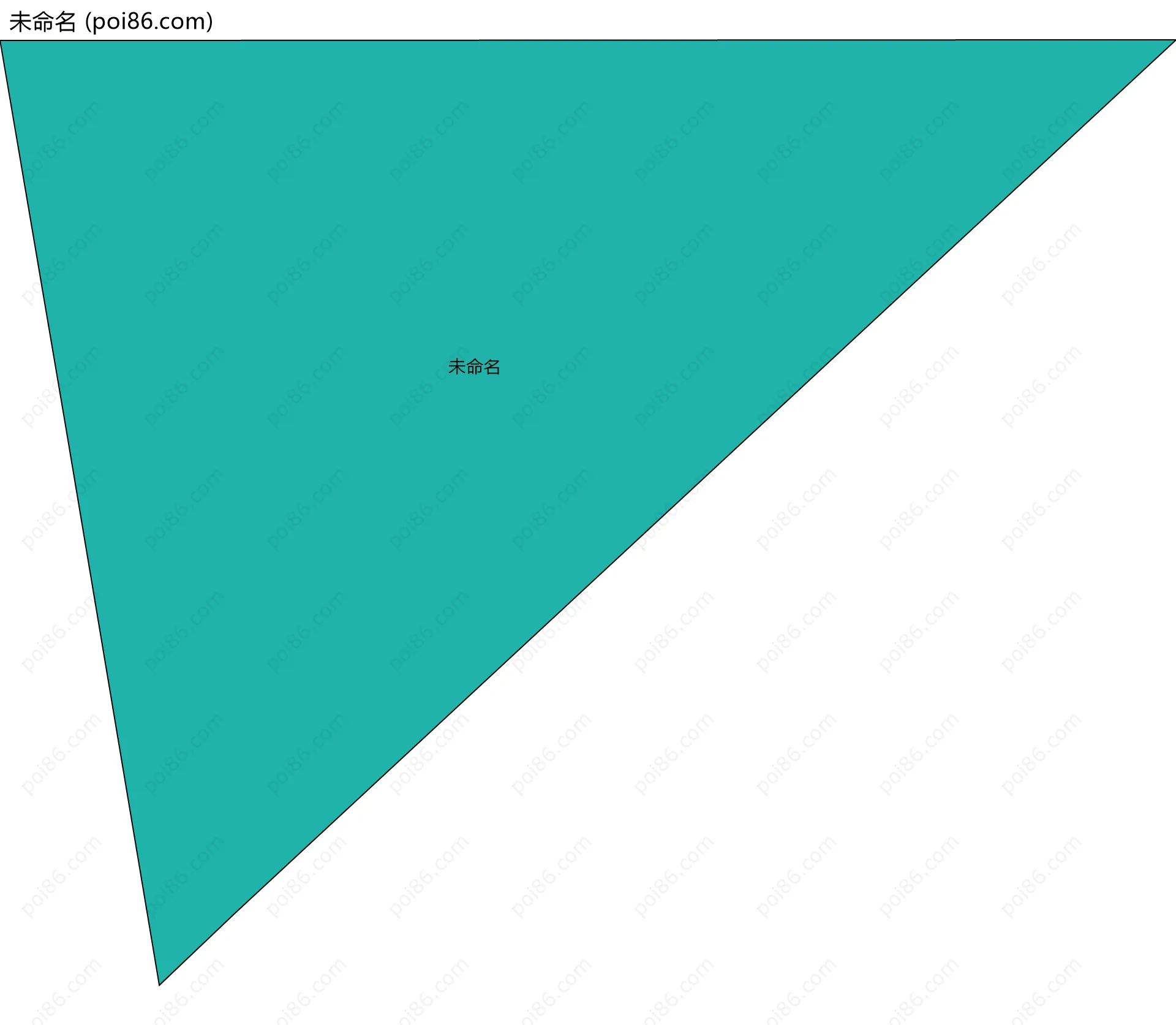 未命名边界地图