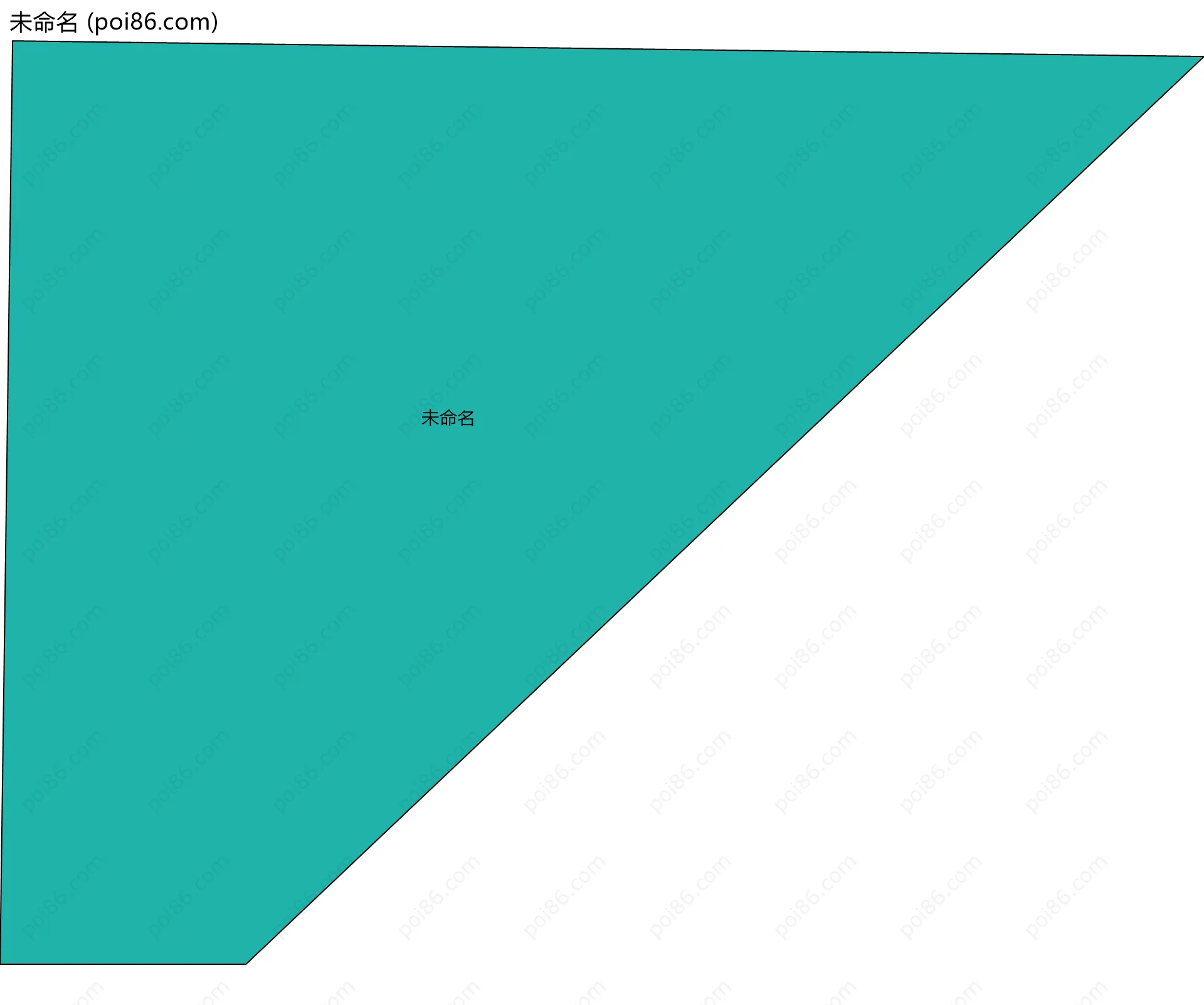 未命名边界地图