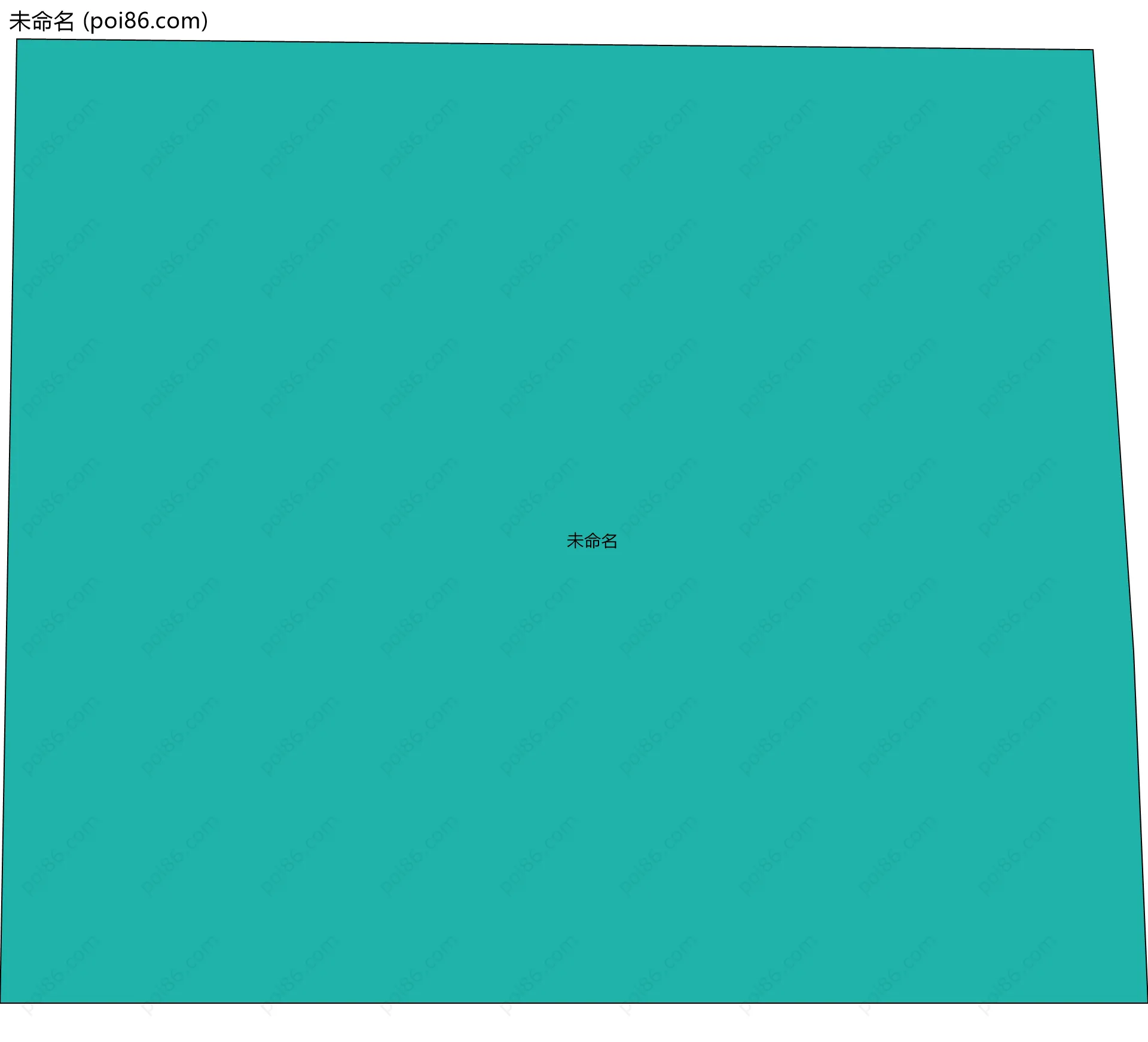 未命名边界地图