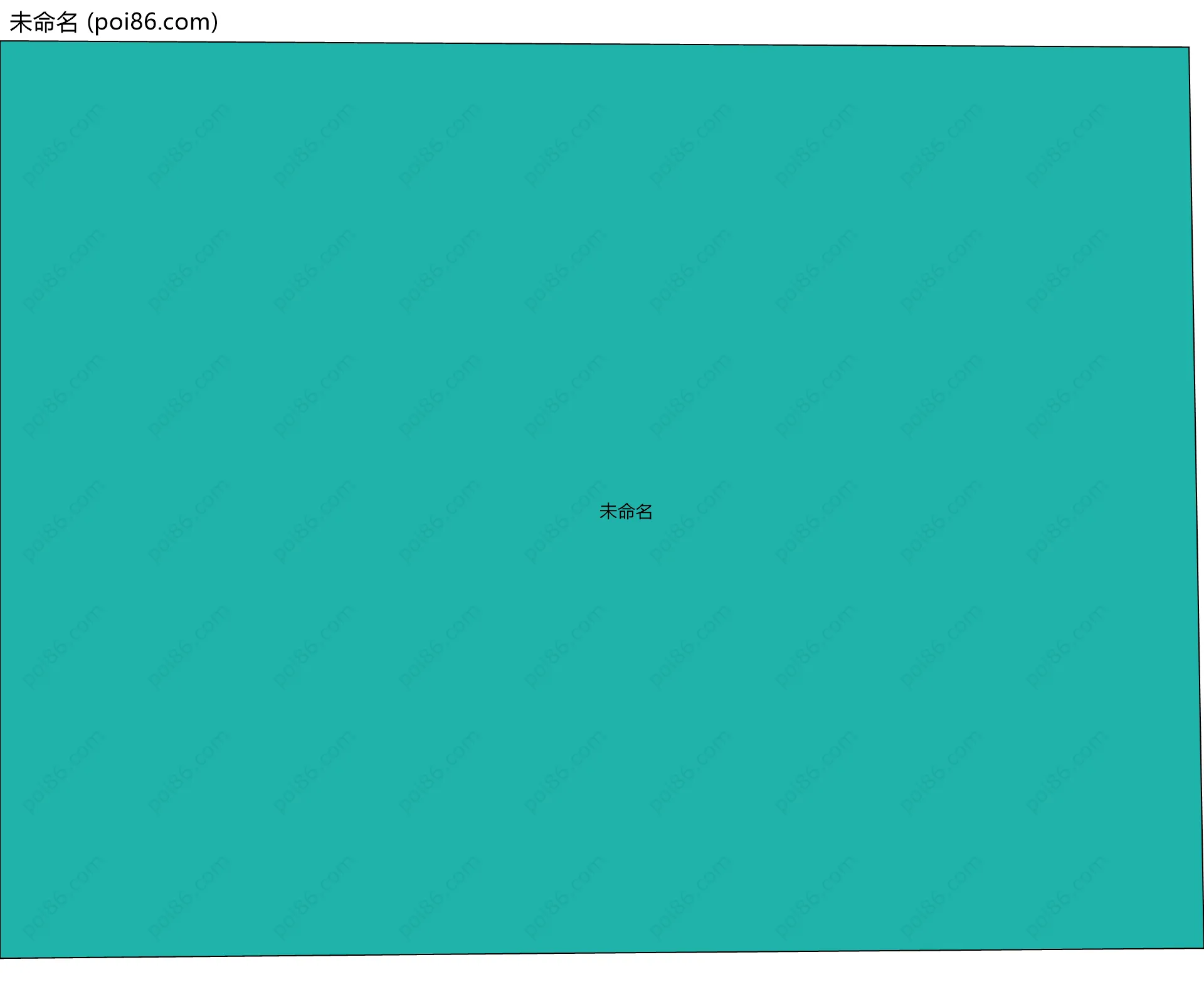 未命名边界地图