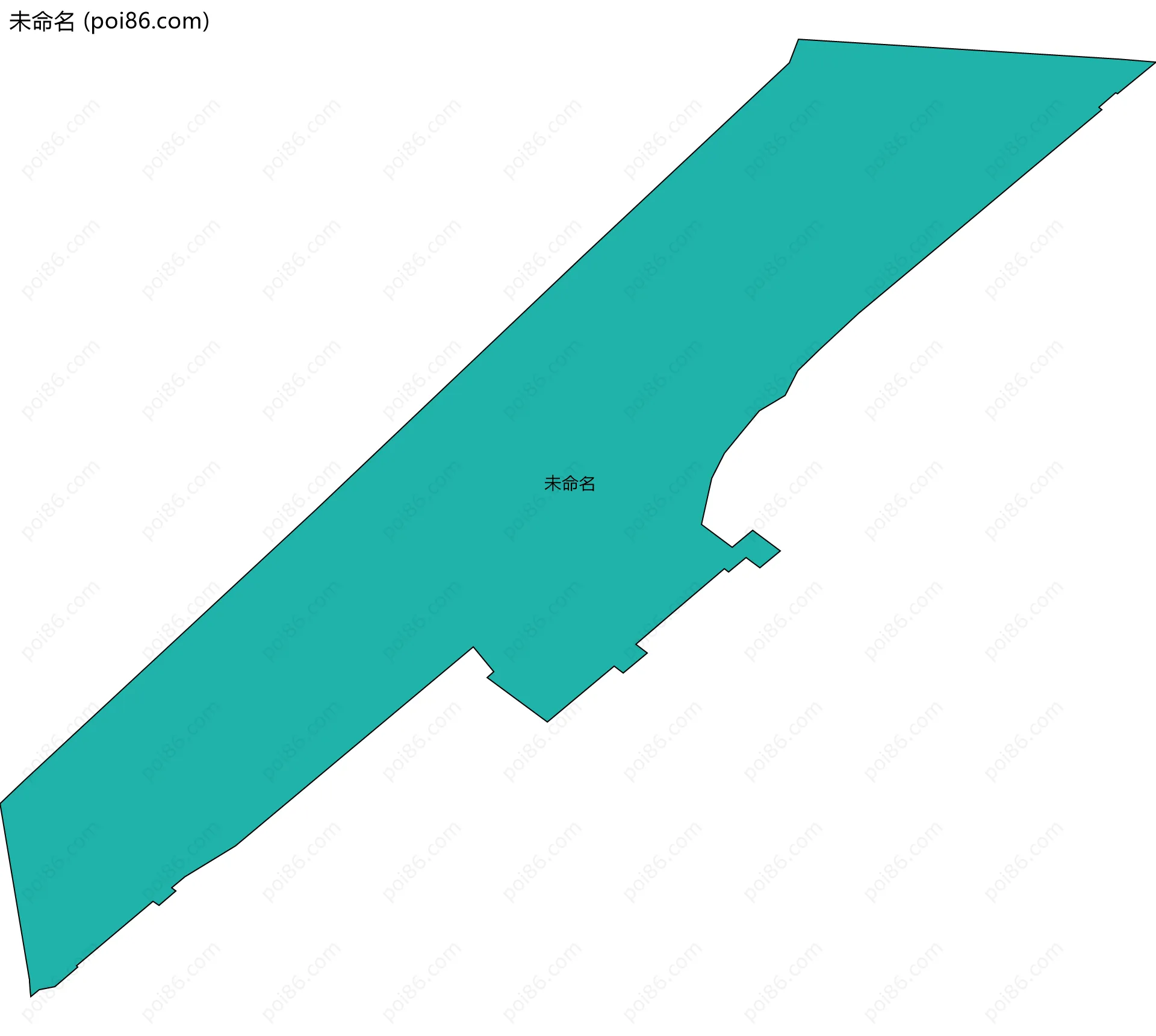 未命名边界地图