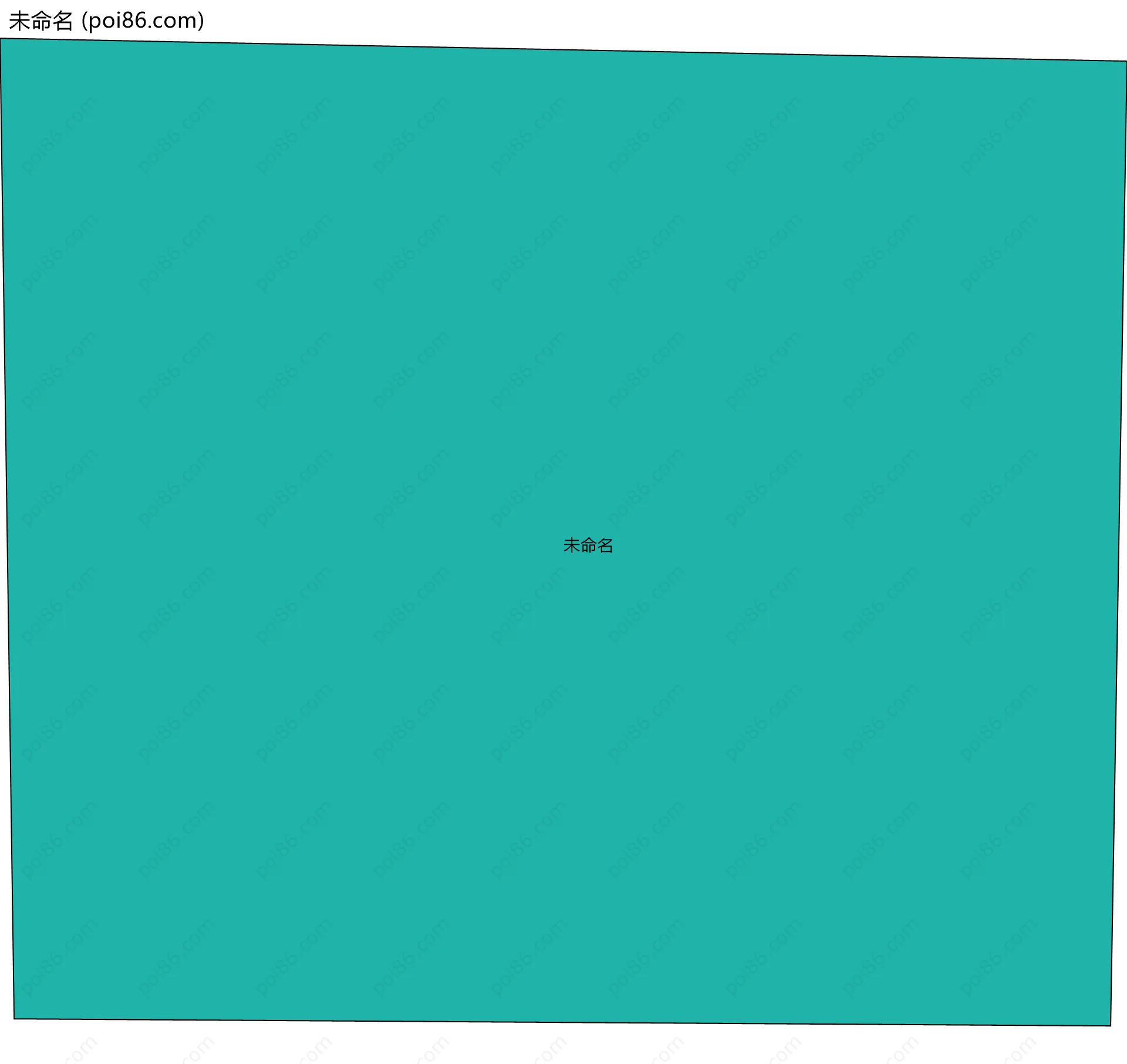 未命名边界地图