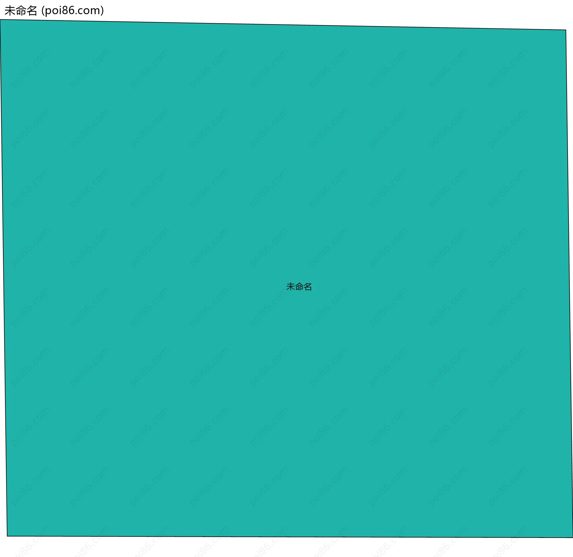 未命名边界地图