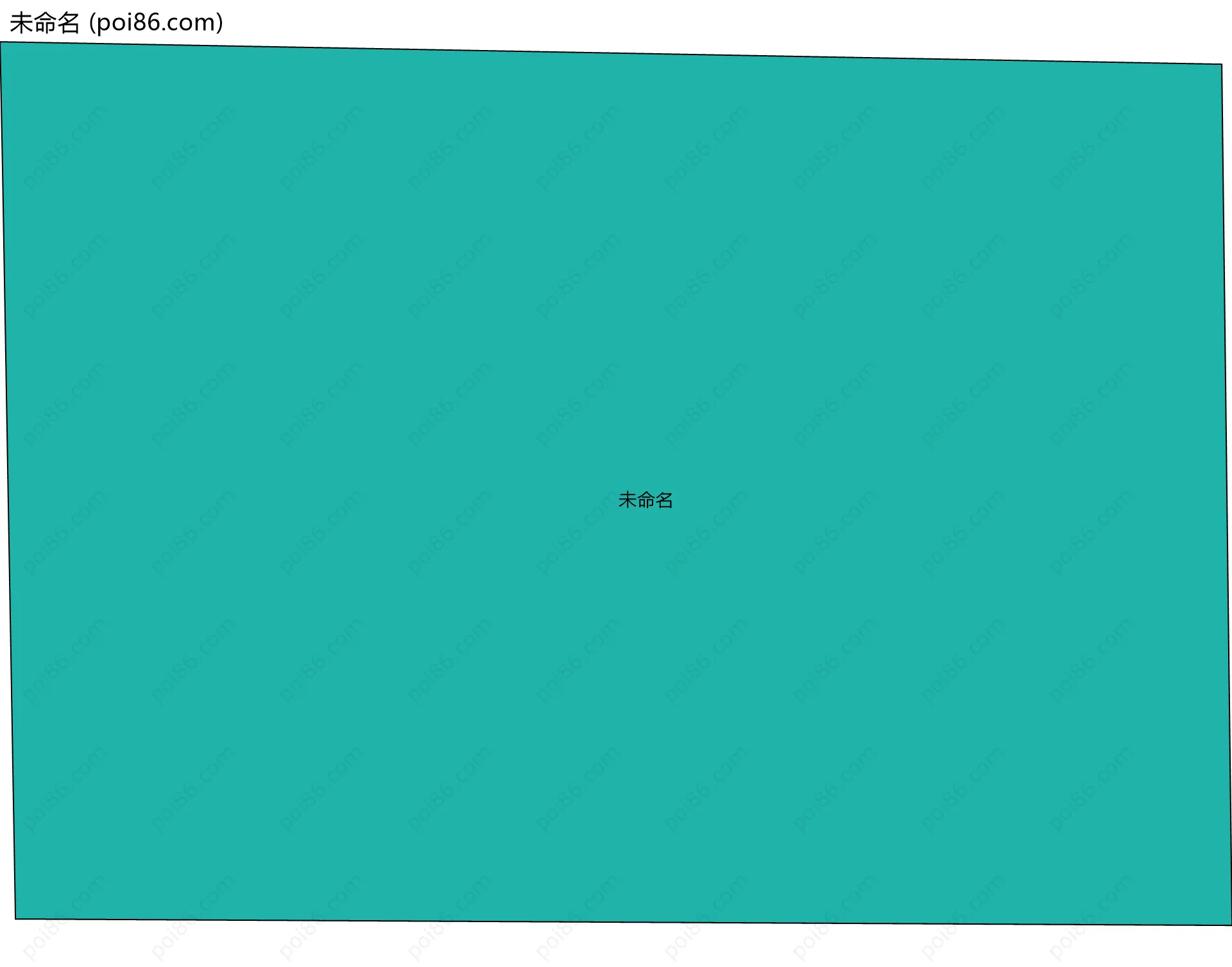 未命名边界地图