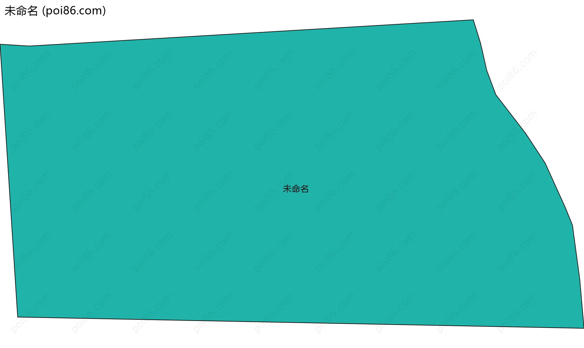 未命名边界地图