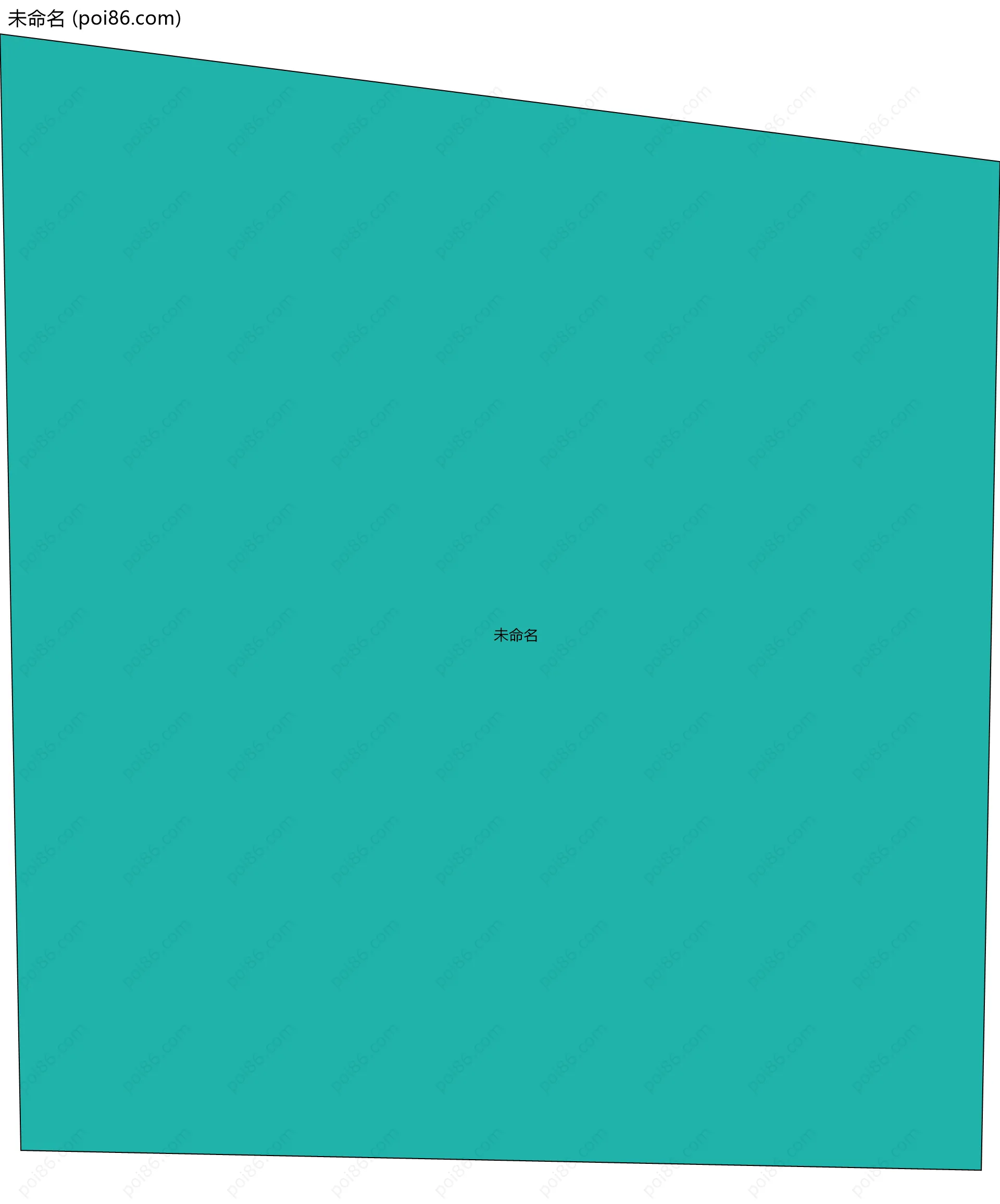 未命名边界地图