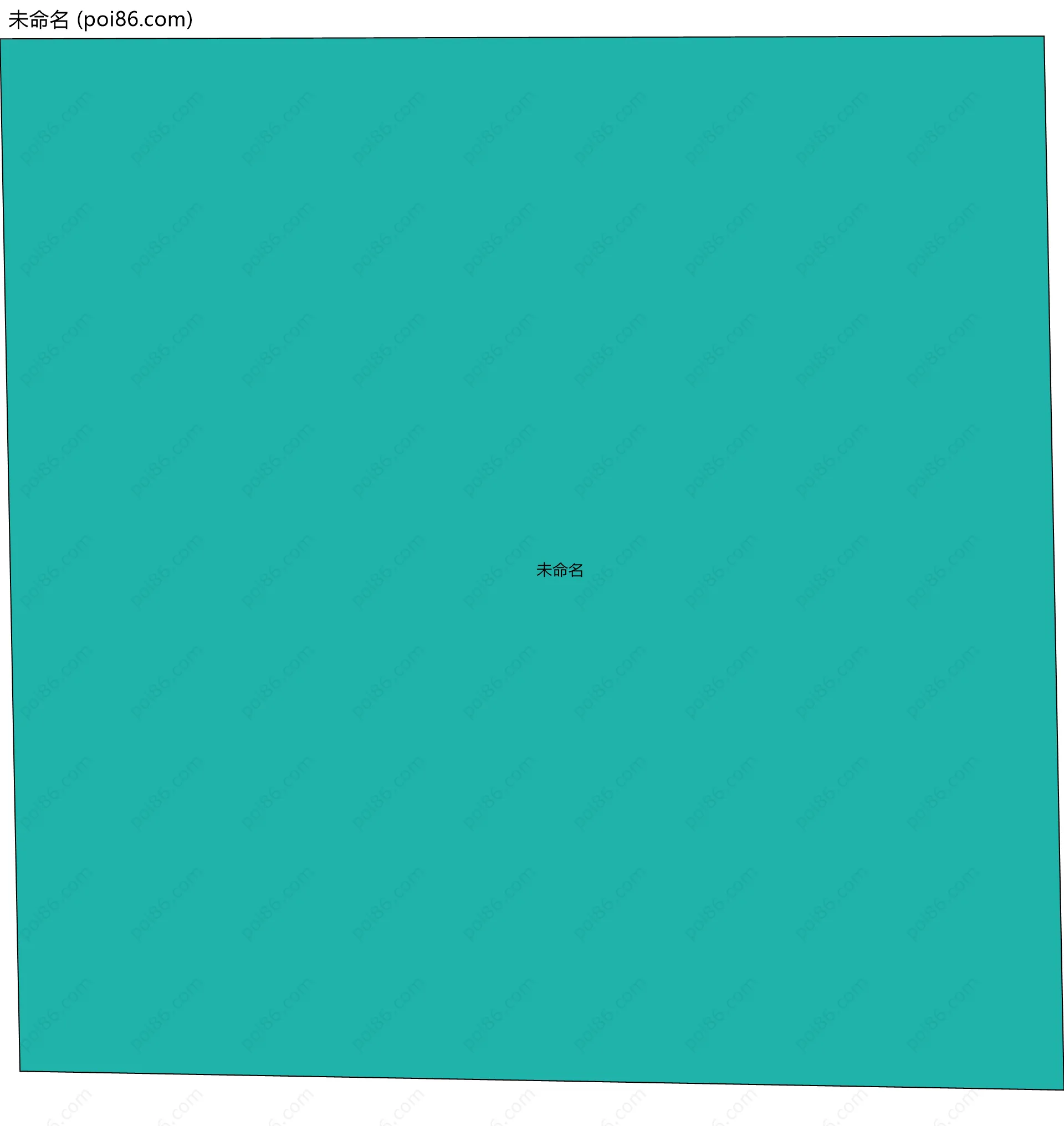 未命名边界地图