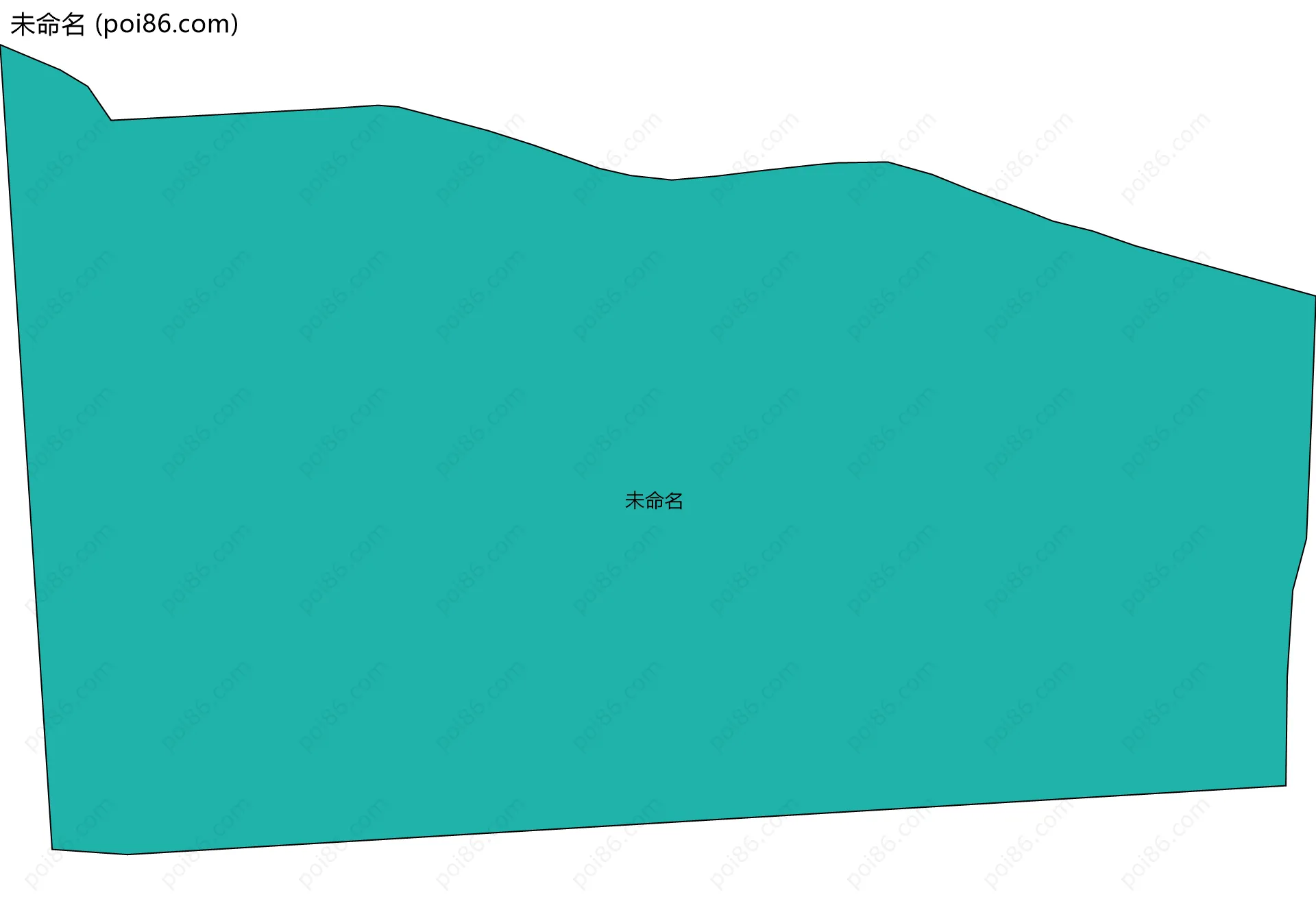 未命名边界地图