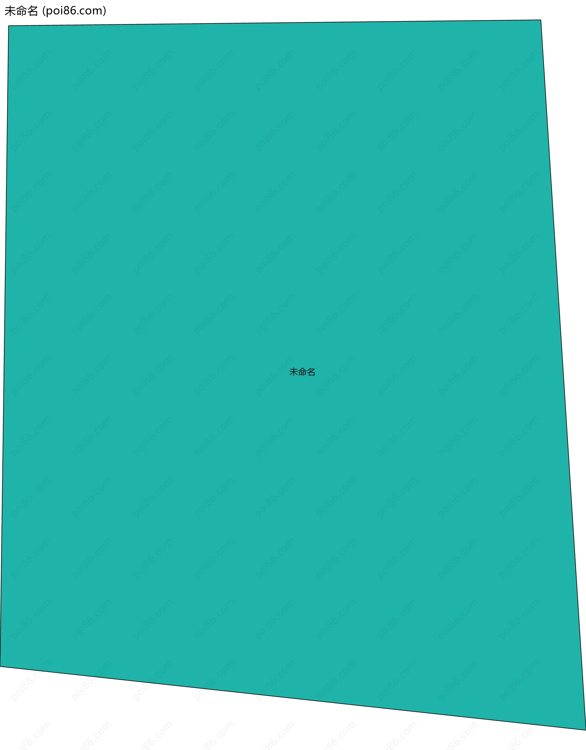 未命名边界地图