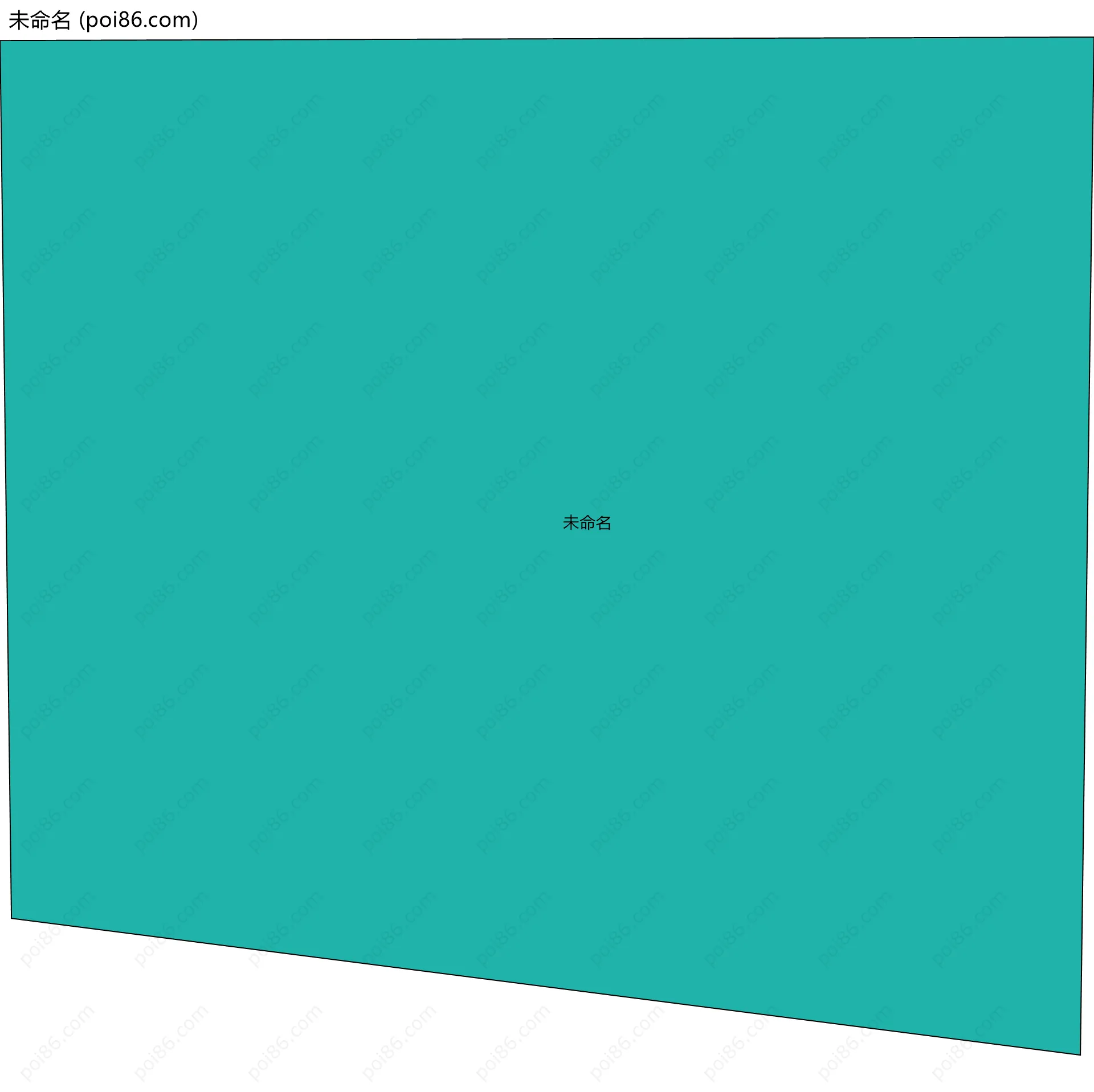 未命名边界地图