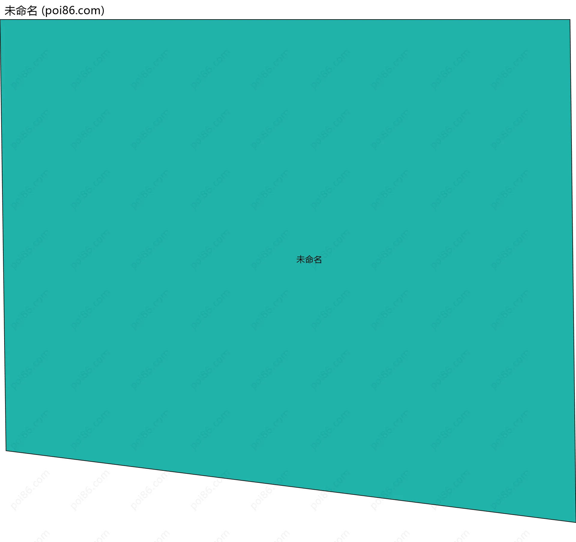 未命名边界地图