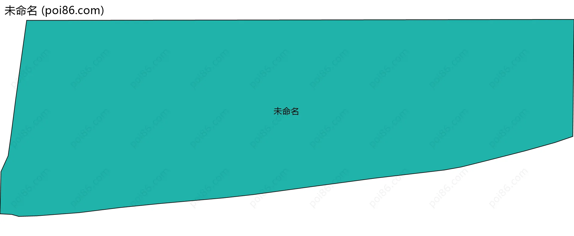 未命名边界地图