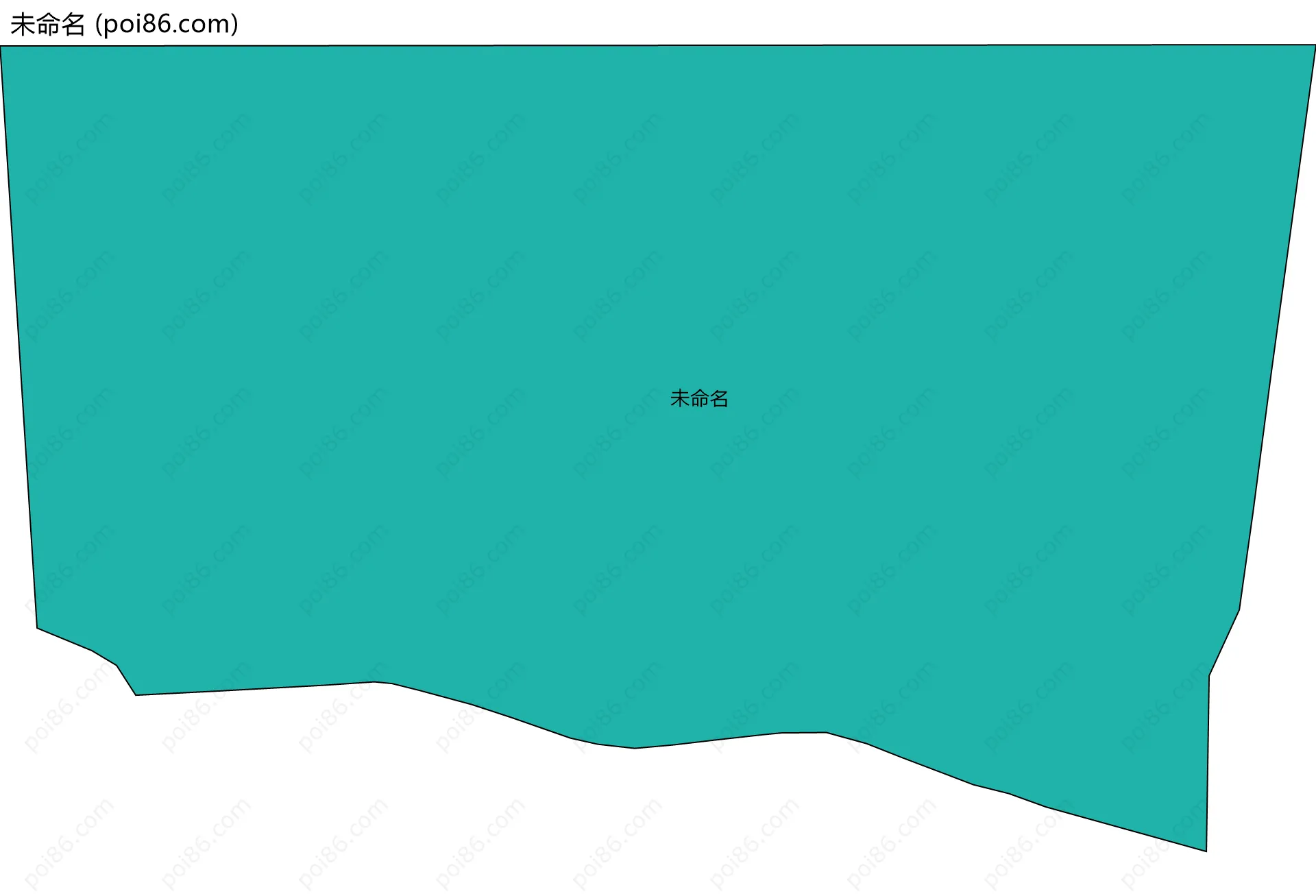 未命名边界地图