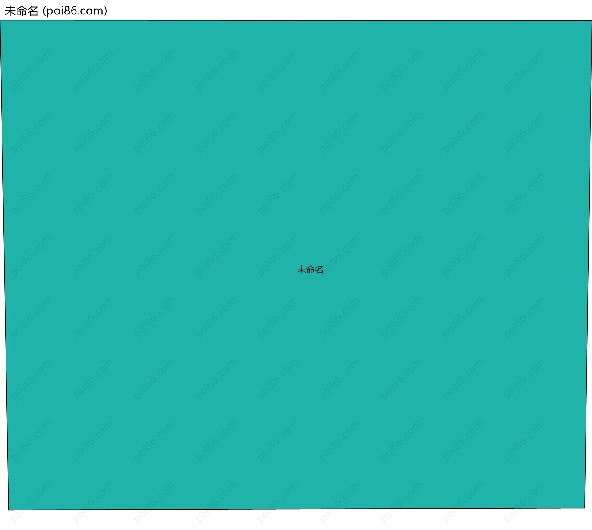 未命名边界地图
