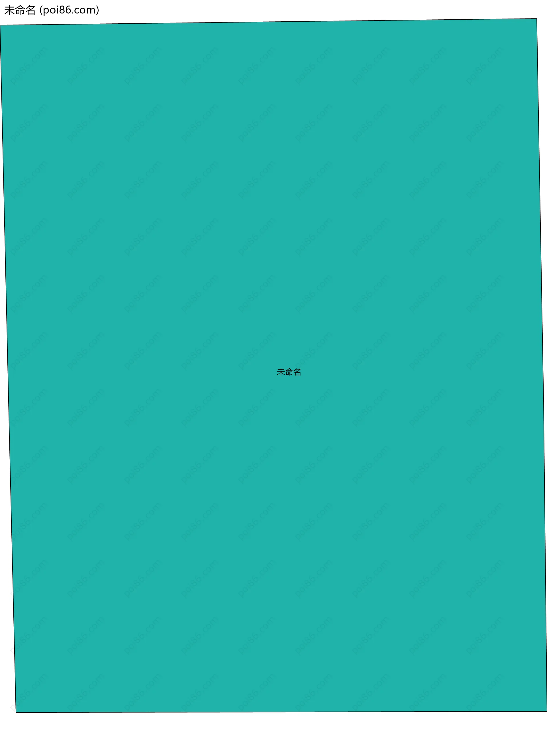 未命名边界地图