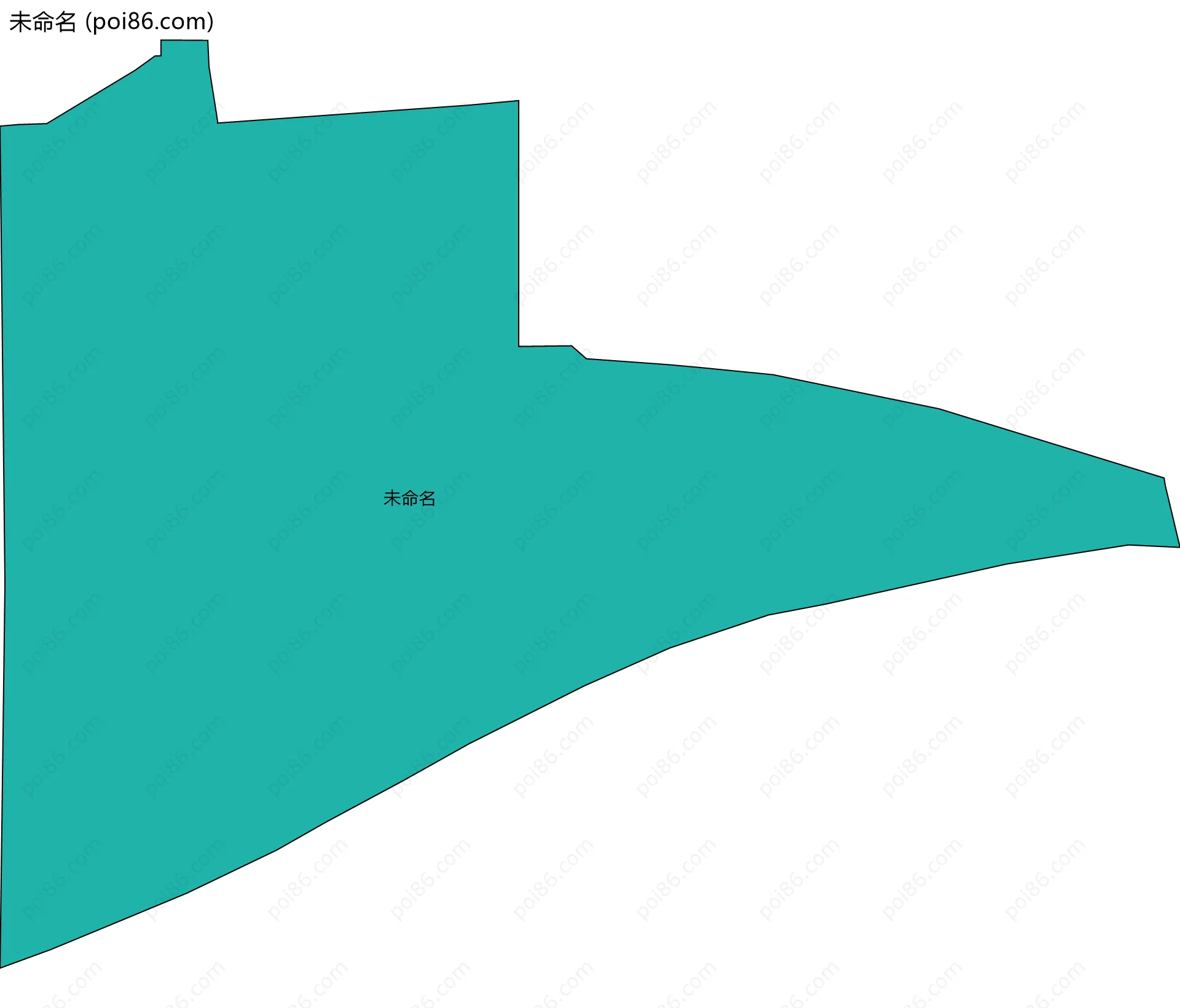 未命名边界地图