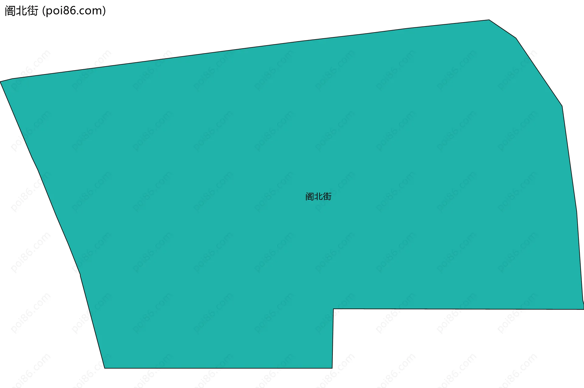 阁北街边界地图