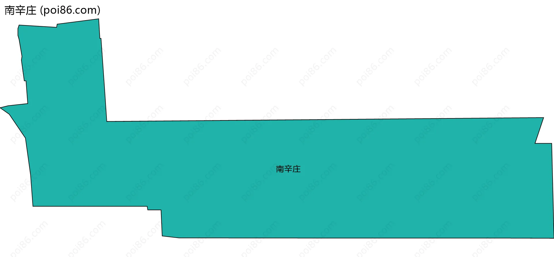 南辛庄边界地图