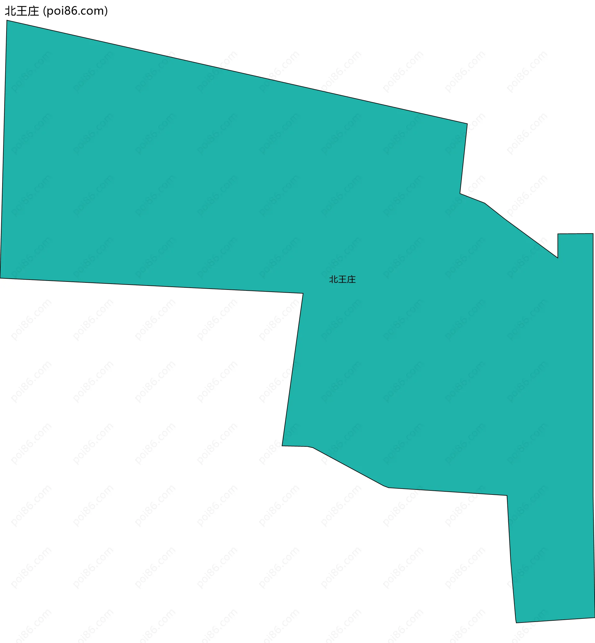 北王庄边界地图
