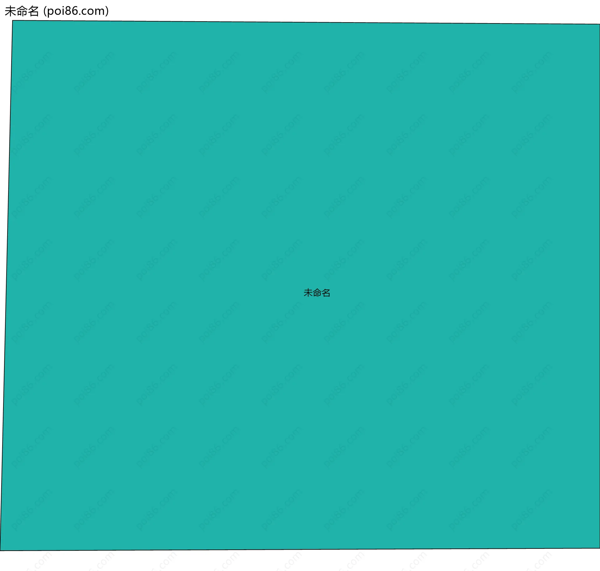 未命名边界地图