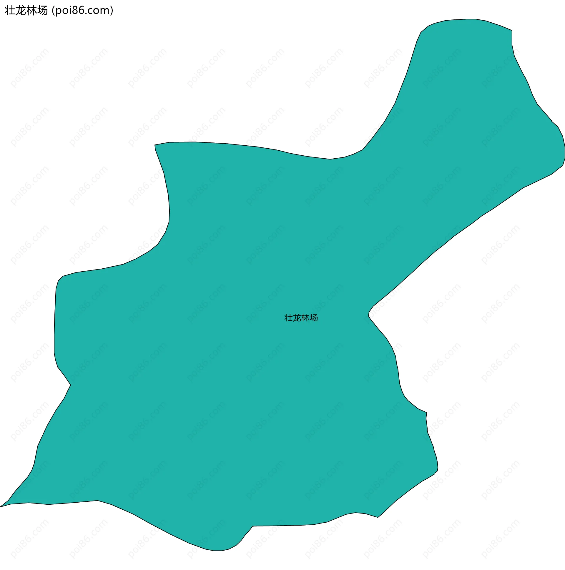 壮龙林场边界地图