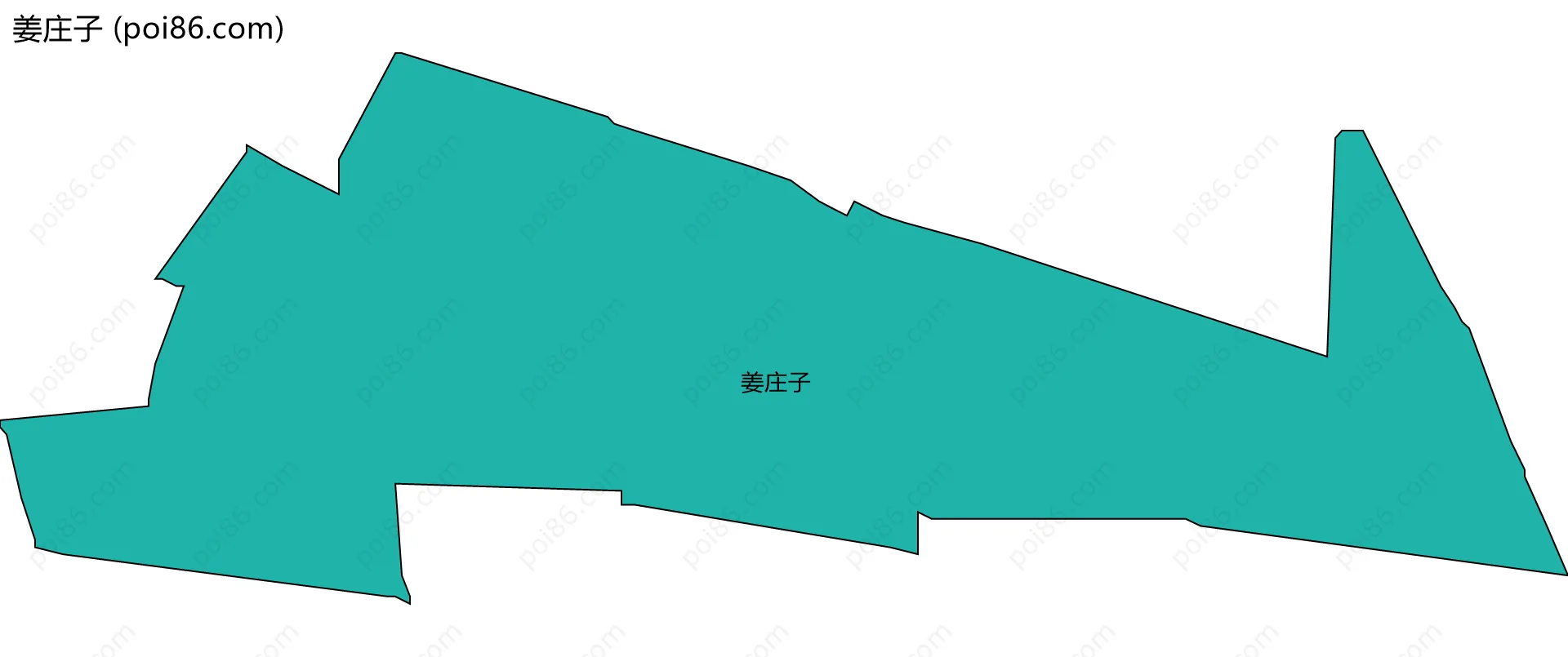 姜庄子边界地图