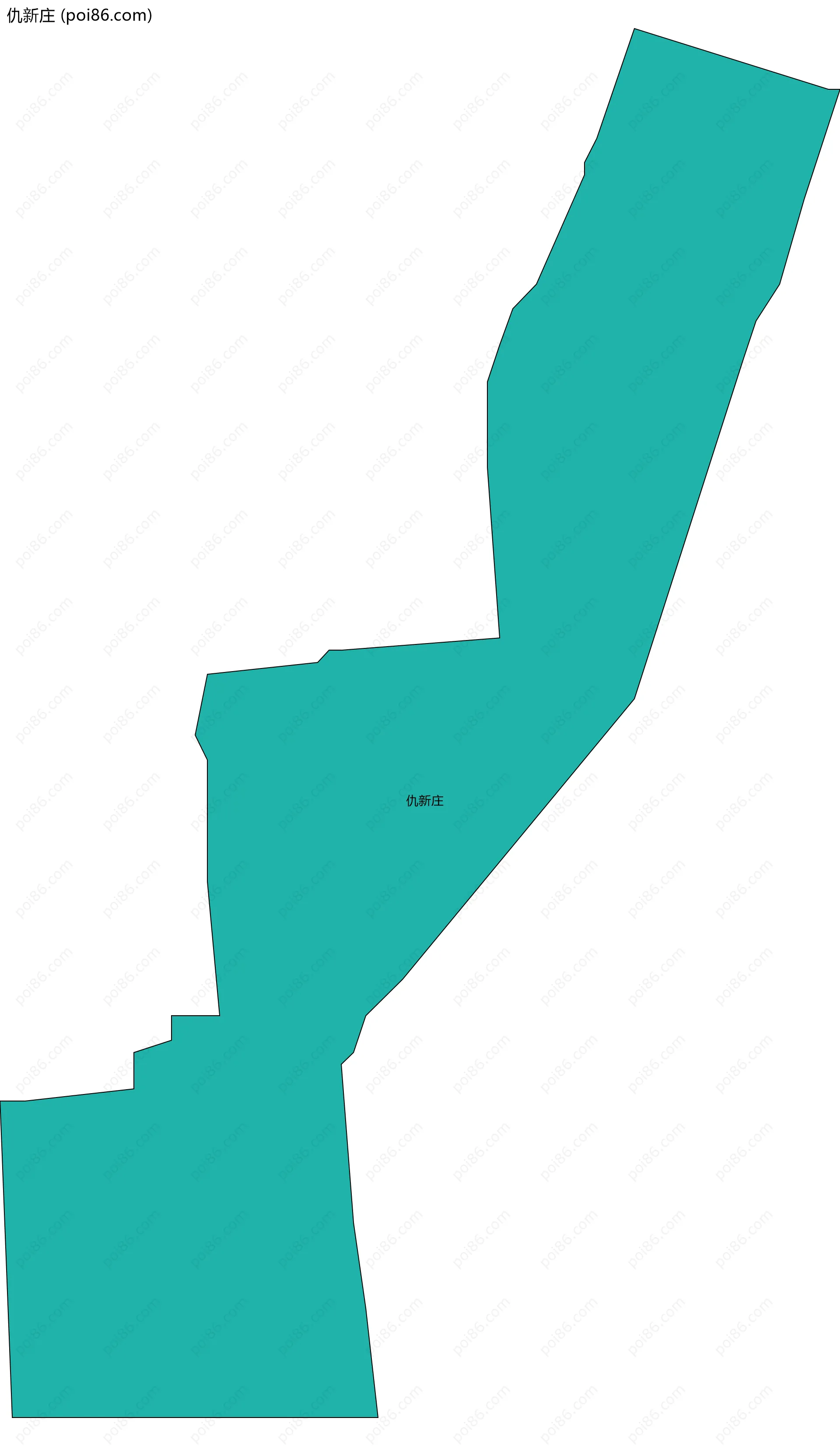 仇新庄边界地图