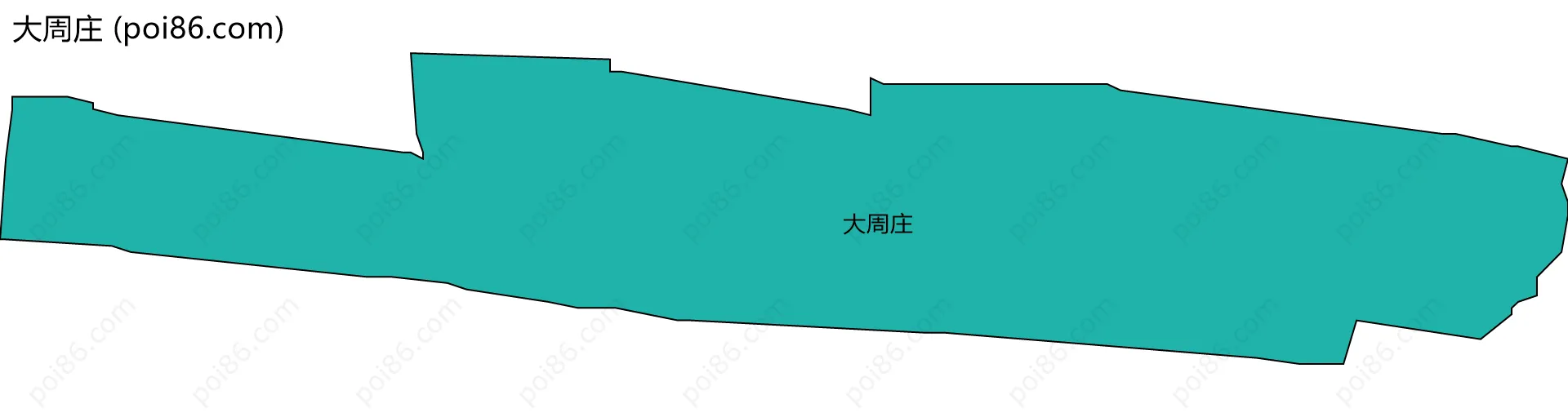 大周庄边界地图