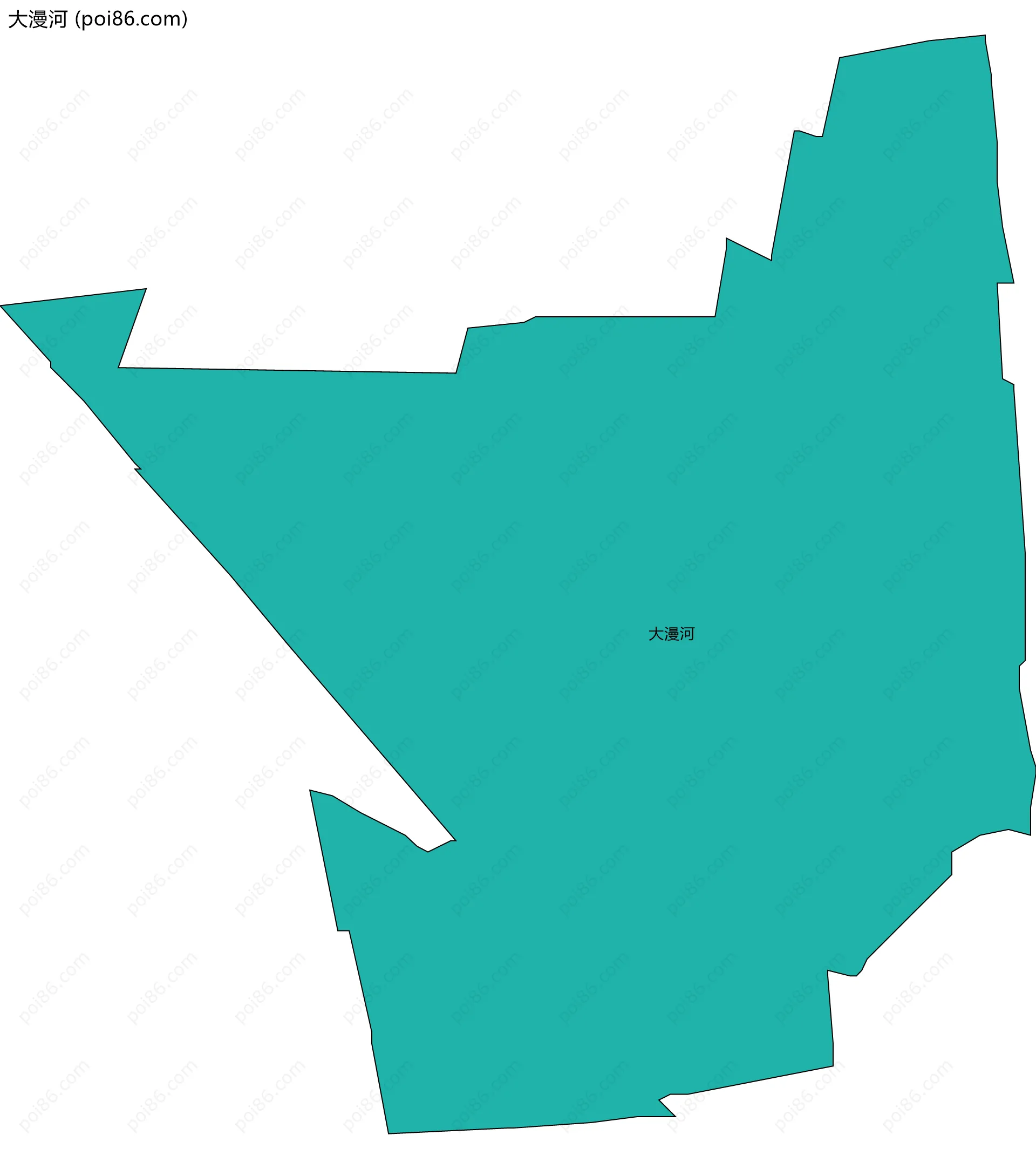 大漫河边界地图