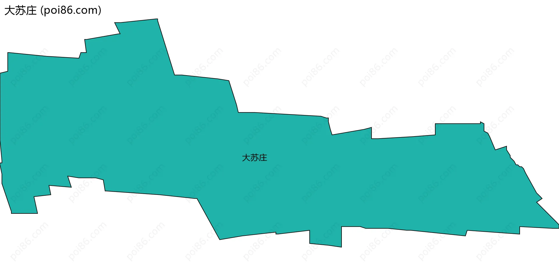 大苏庄边界地图