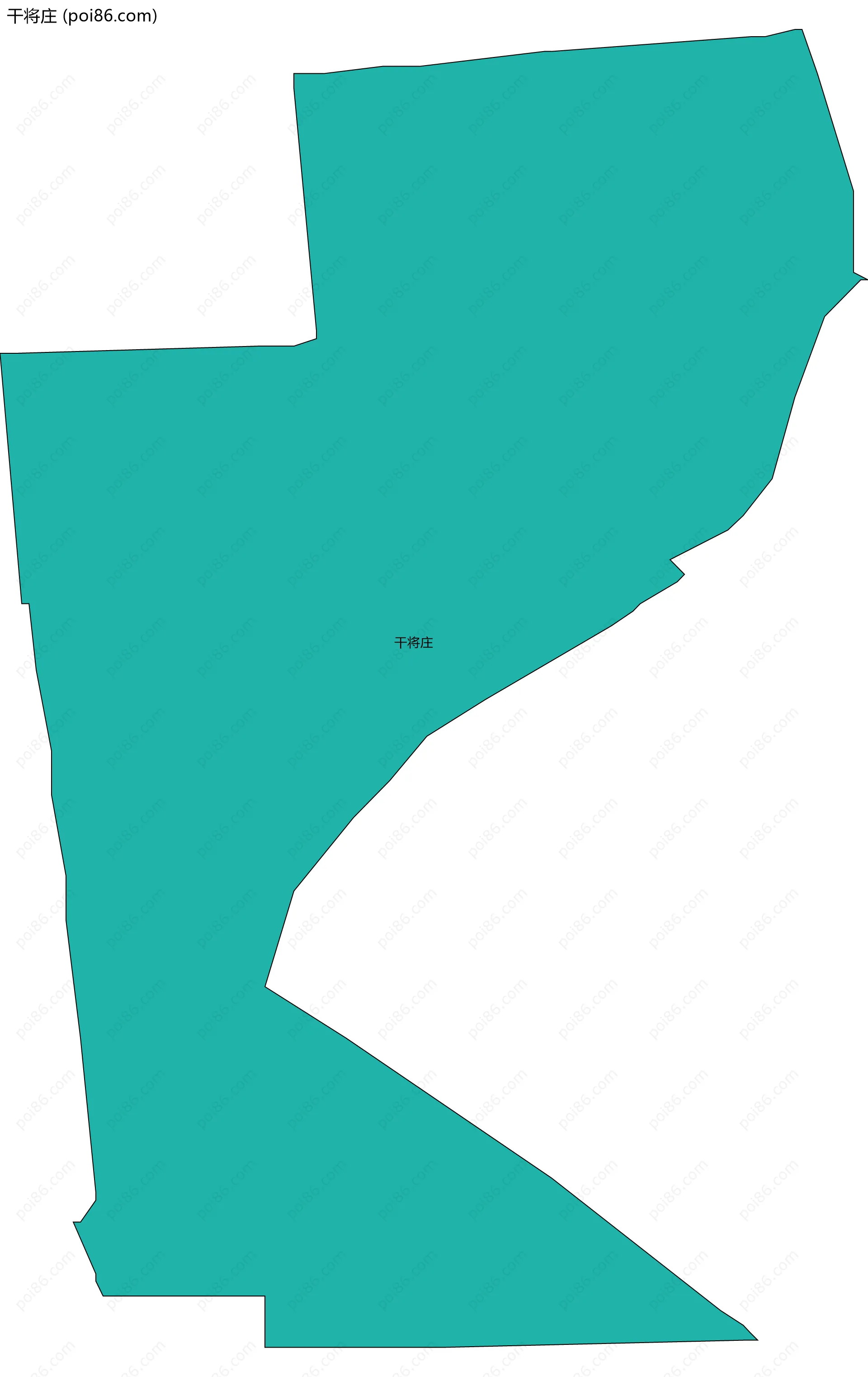 干将庄边界地图