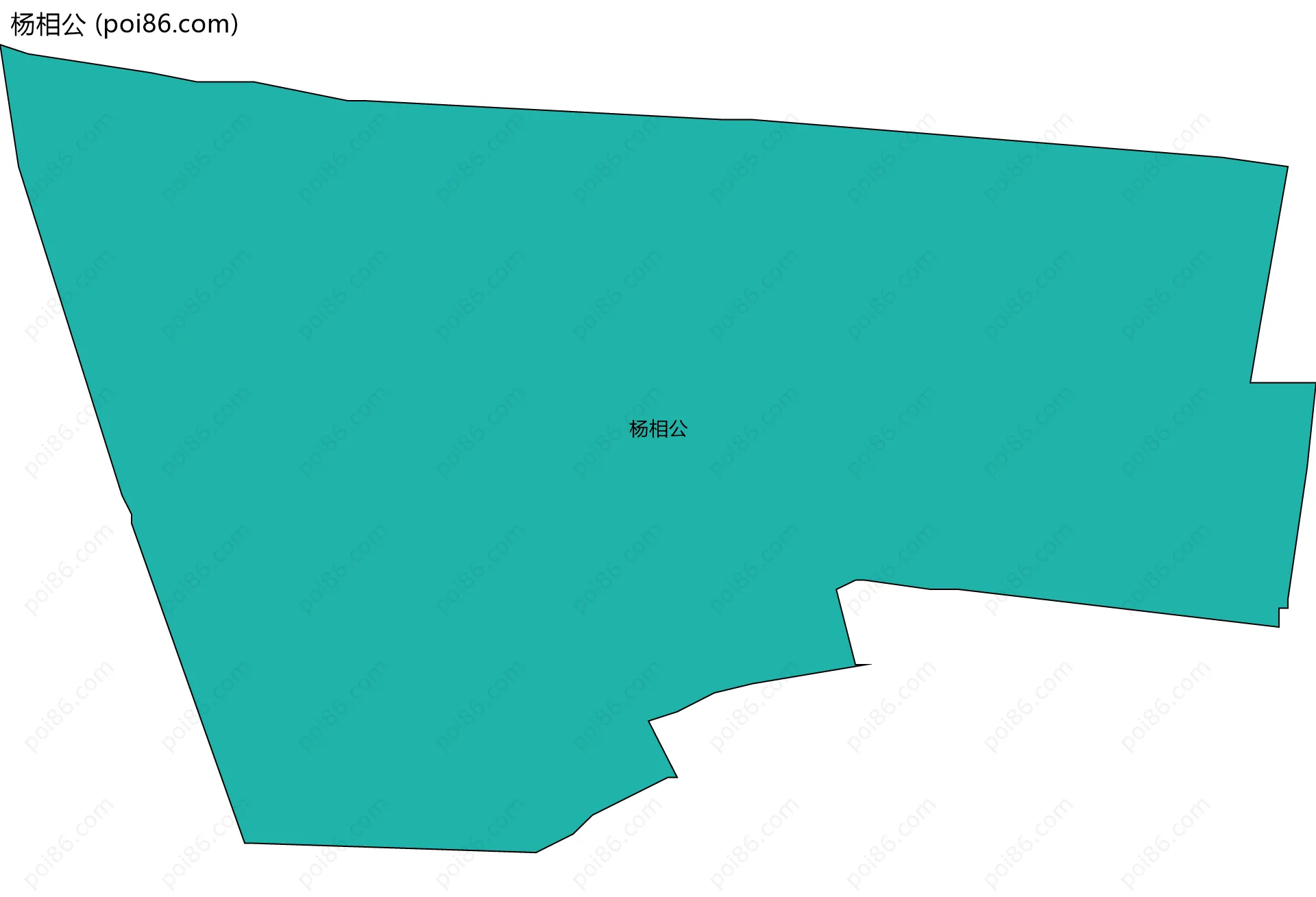 杨相公边界地图