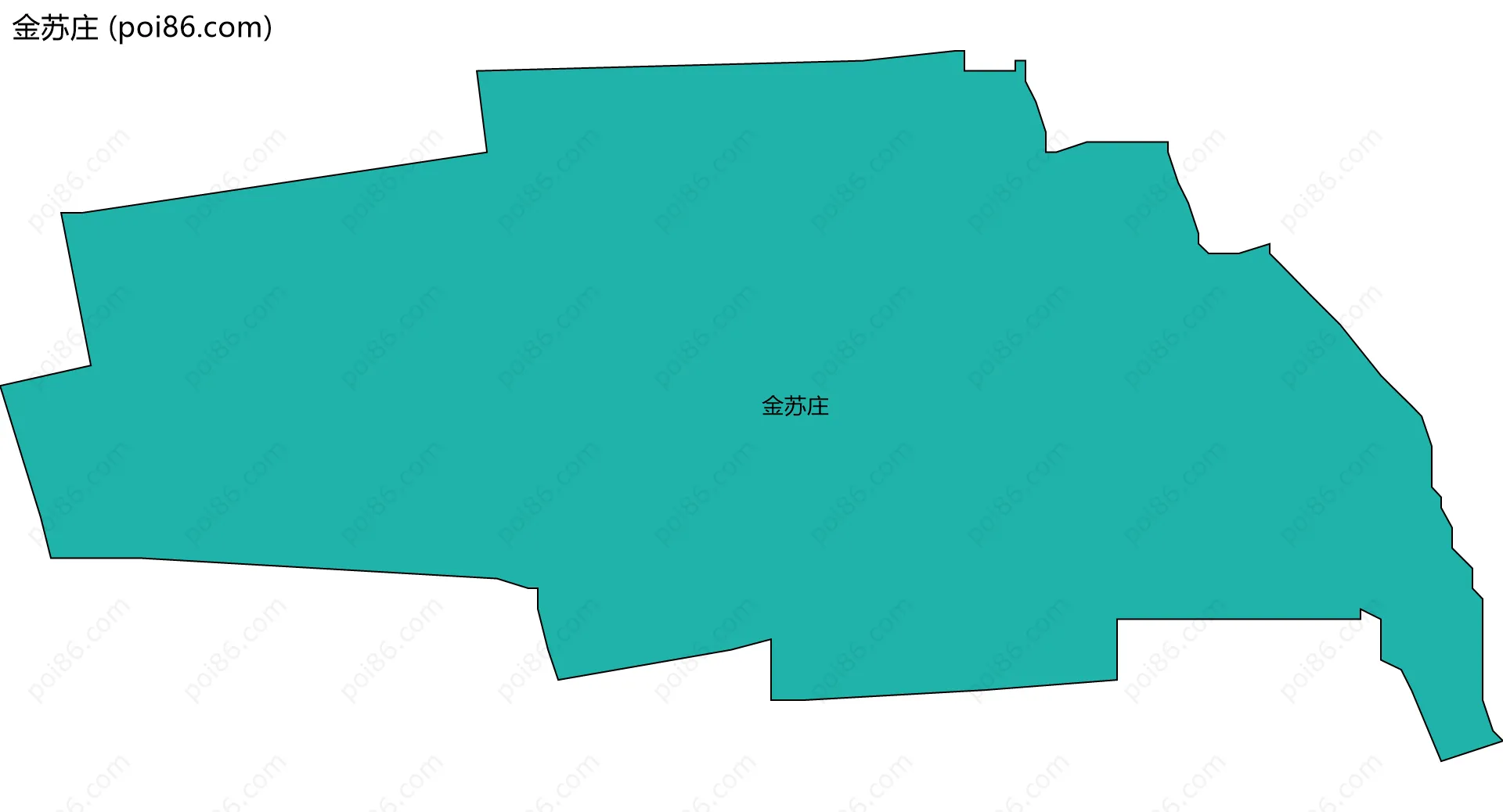 金苏庄边界地图