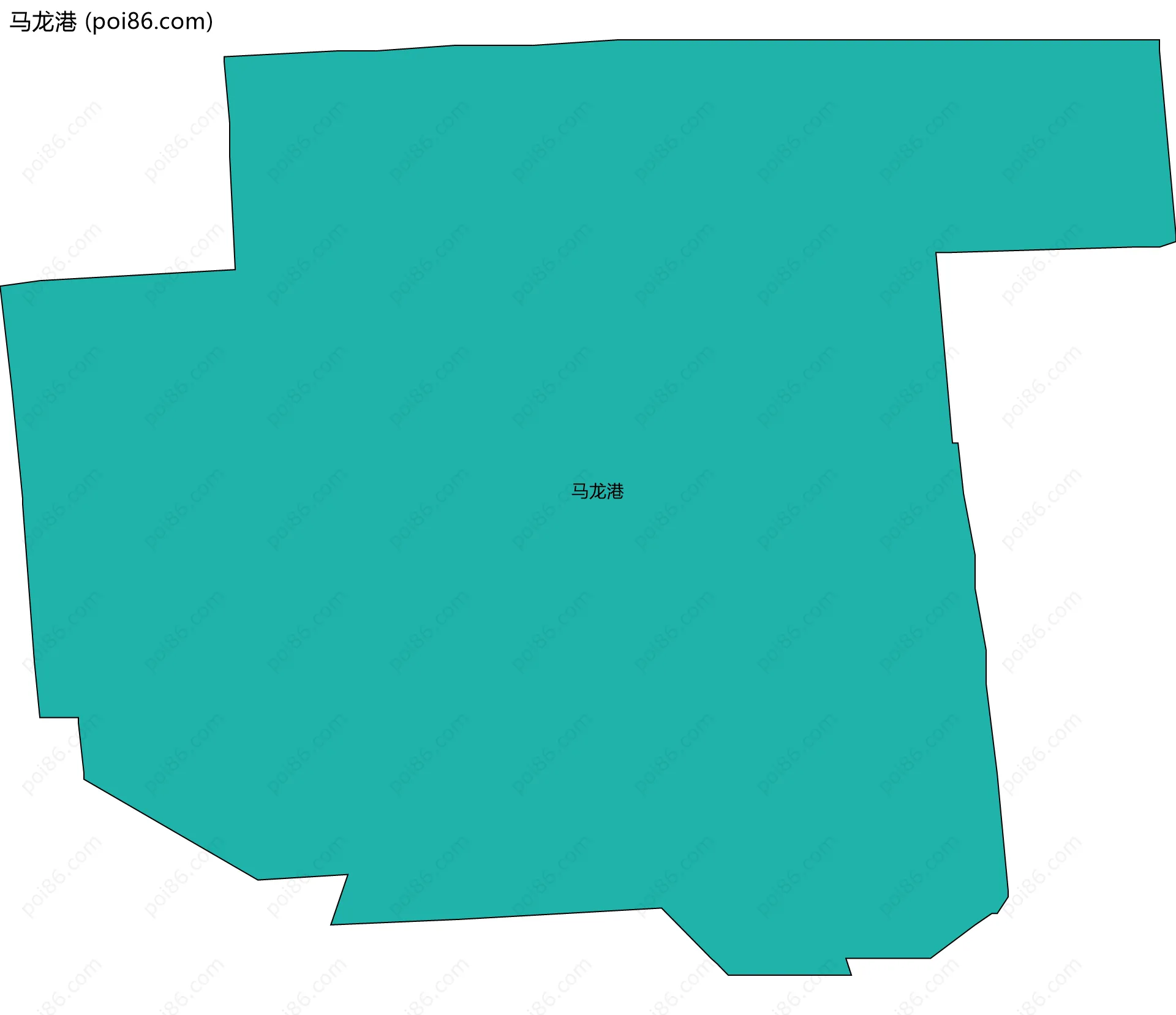 马龙港边界地图