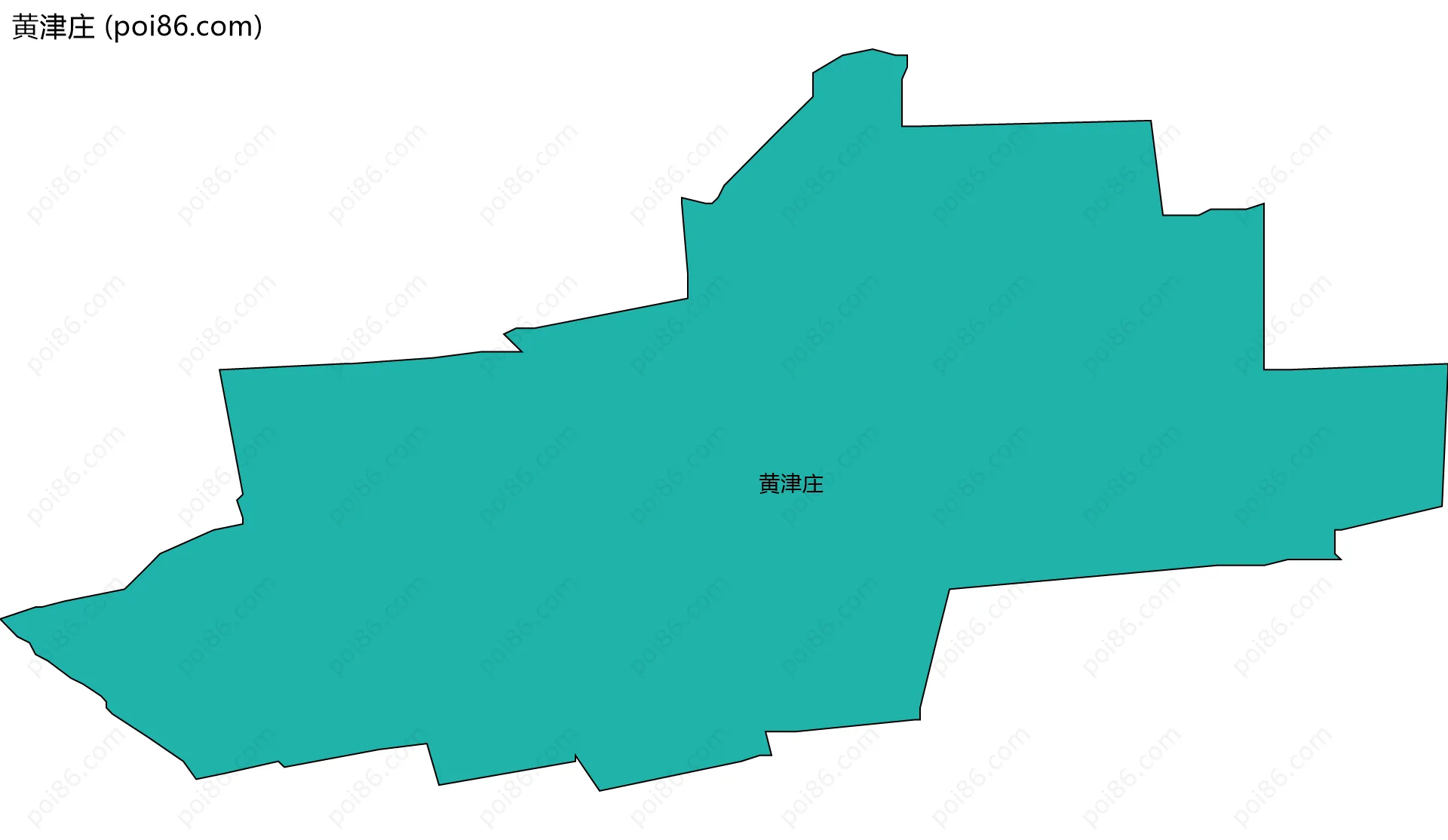 黄津庄边界地图