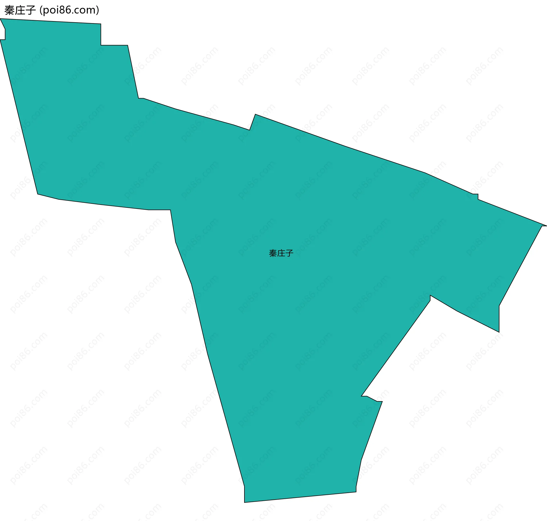 秦庄子边界地图